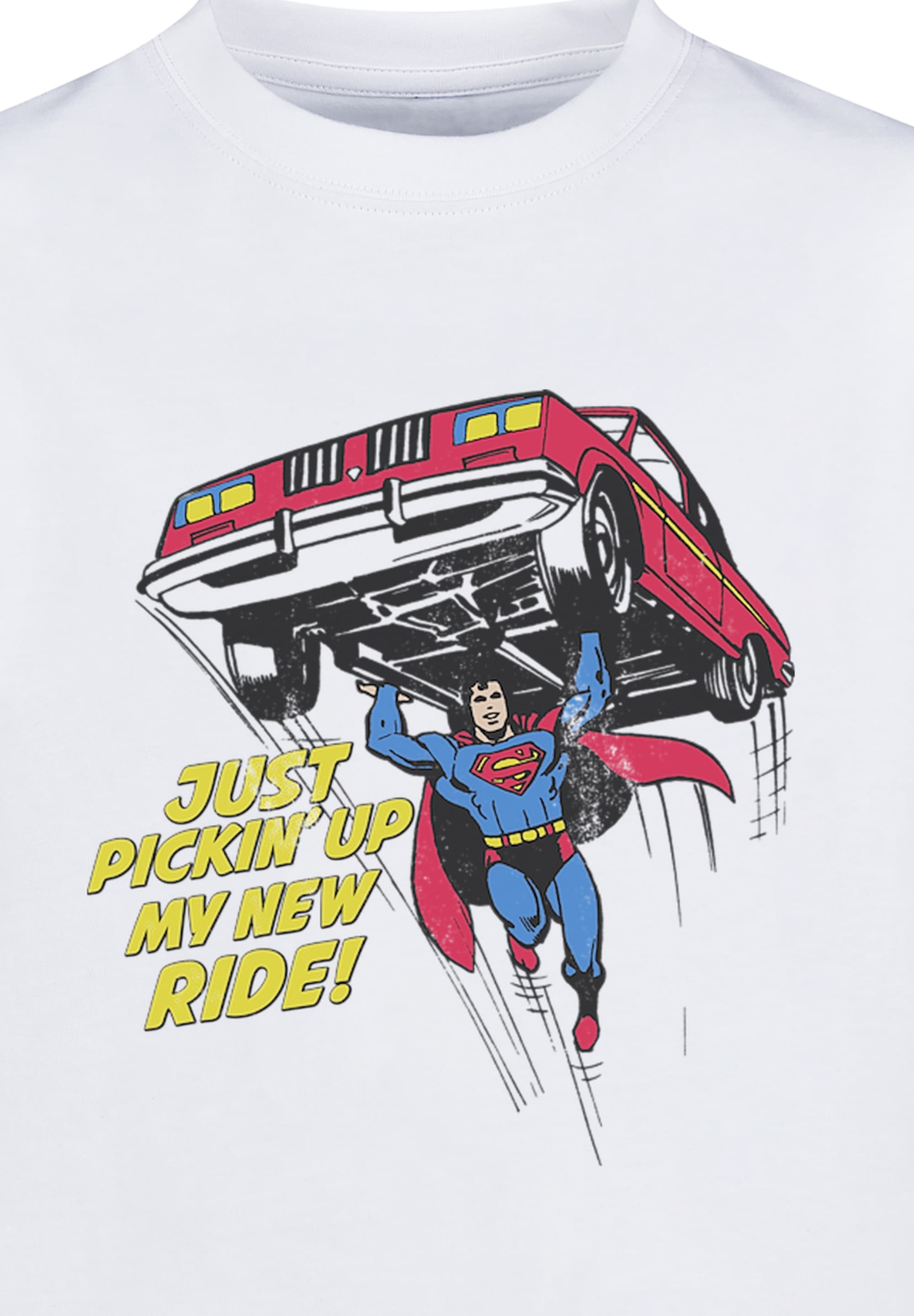F4NT4STIC T-Shirt »DC Comics Superman New Ride Superheld«, Print