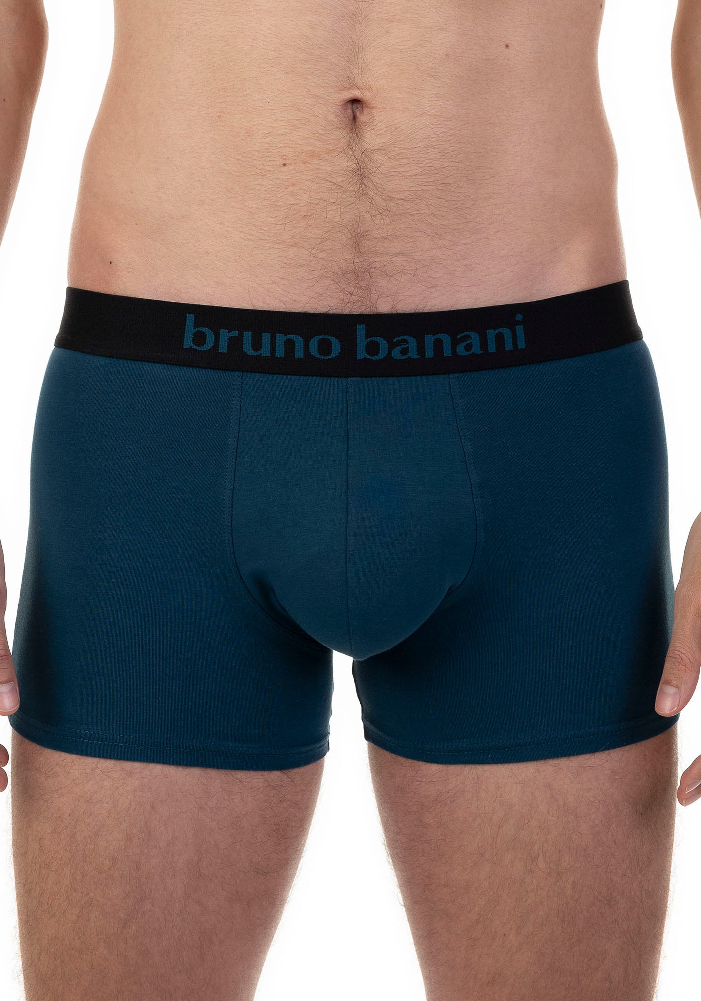 Bruno Banani Boxer »Flowing«, (2er Pack), mit kontrastreichem Logobund