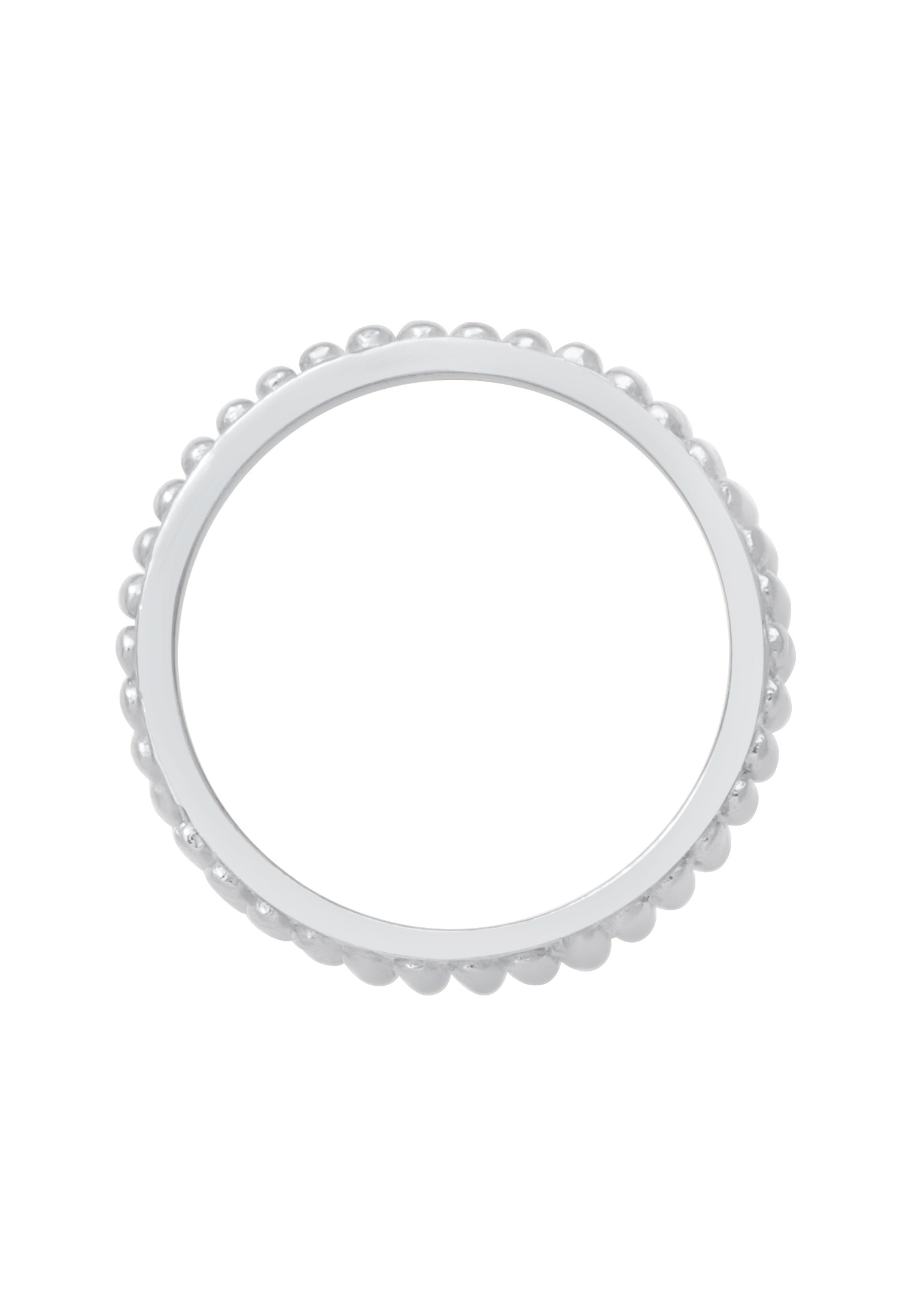 Fingerring ELLI "Breit Bandring Dots Kugeln 925 Silber" Gr. 58, silber, Fingerringe, Damen, 58mm, ohne Stein, Silber 925 (Sterlingsilber), 10mm, Fingerring 2