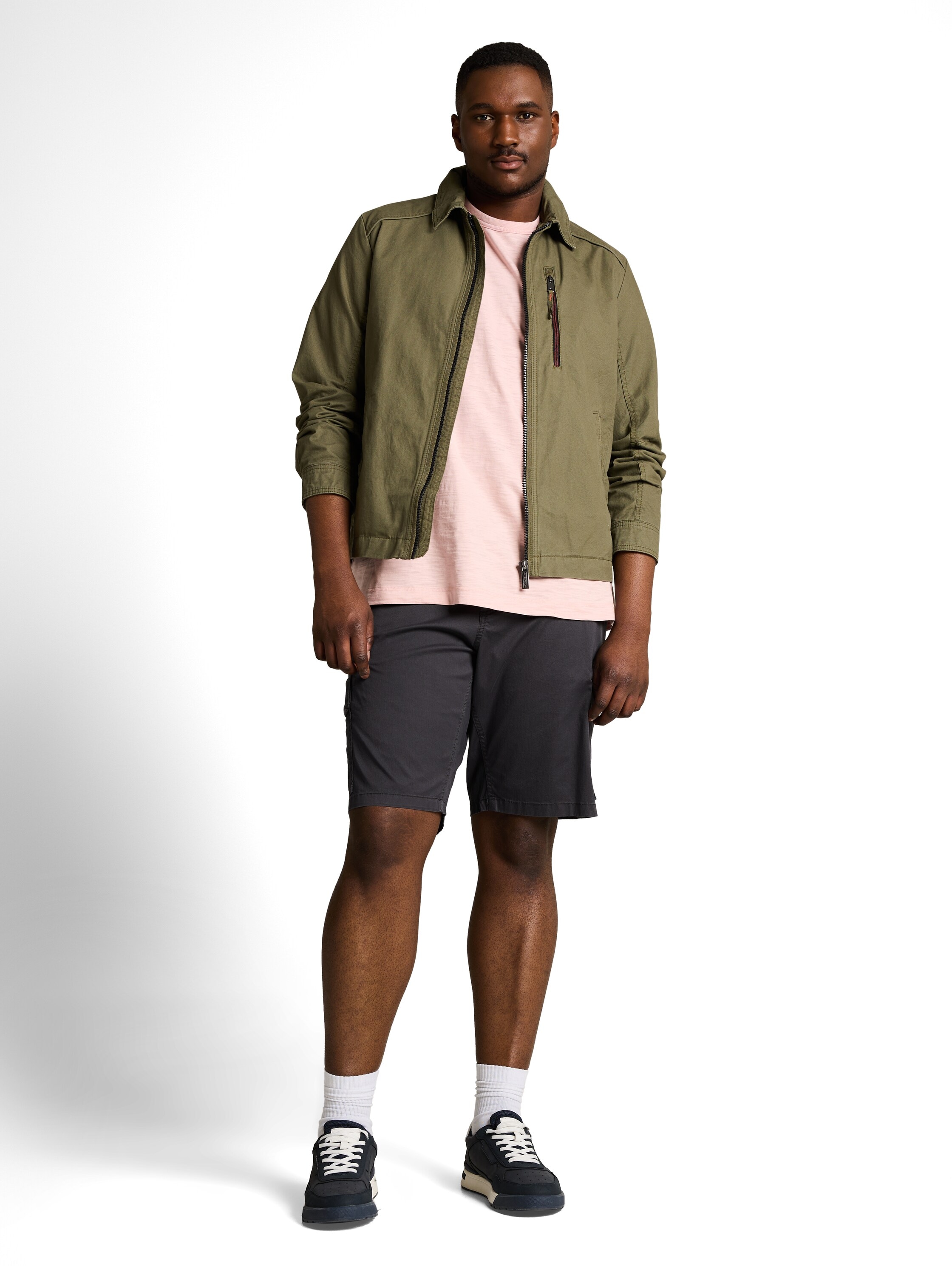 TOM TAILOR PLUS Cargohose  Cargo-Shorts mit Stretch