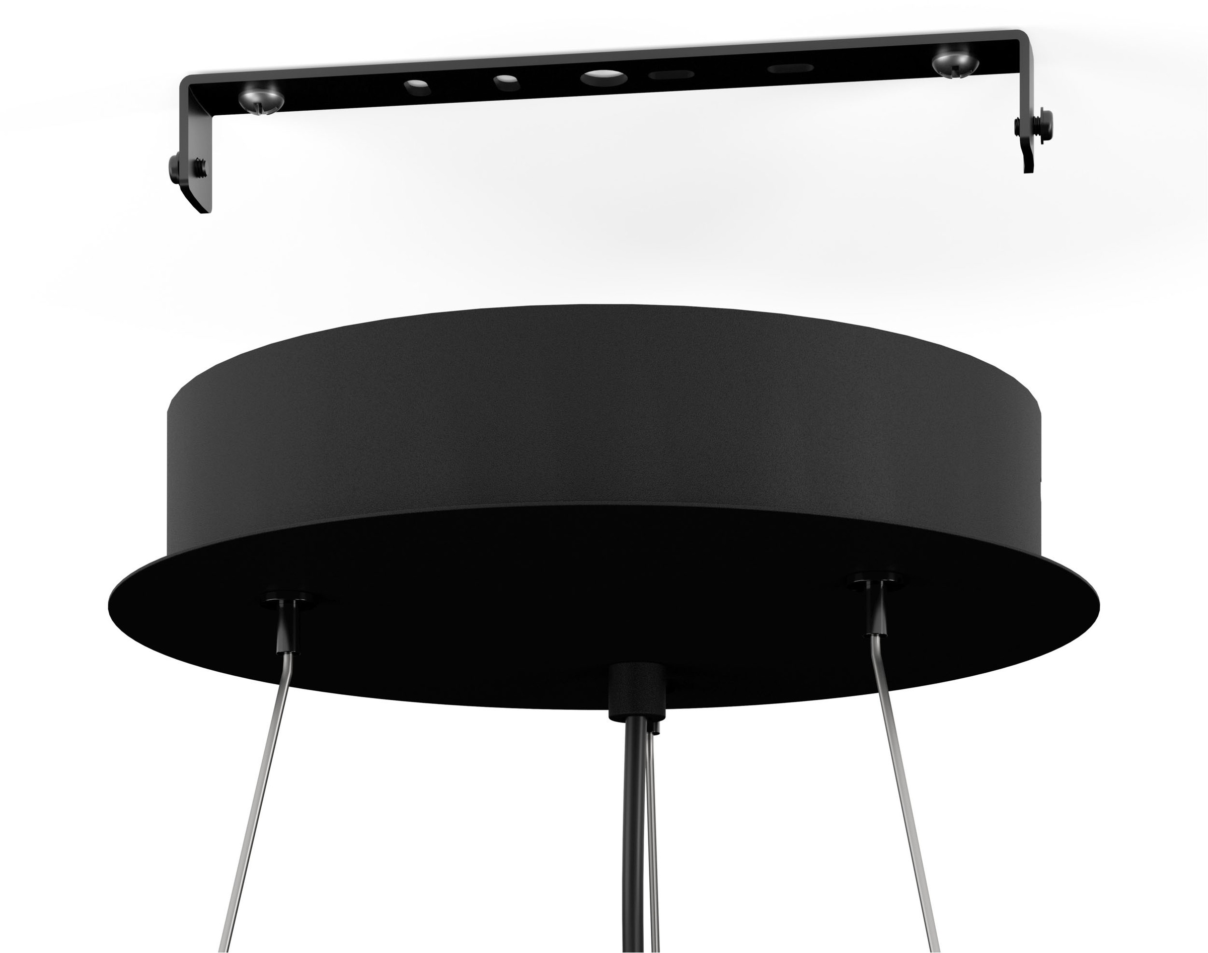 EGLO Hängeleuchte »ARISCANI 1 Pendellampe - Stahl - E27 - 3X60W - IP20« E27 1 Stk. Hängelampe, Deckenlampe, Wohnzimmer, Esszimmer, H110 x Ø42,5 cm