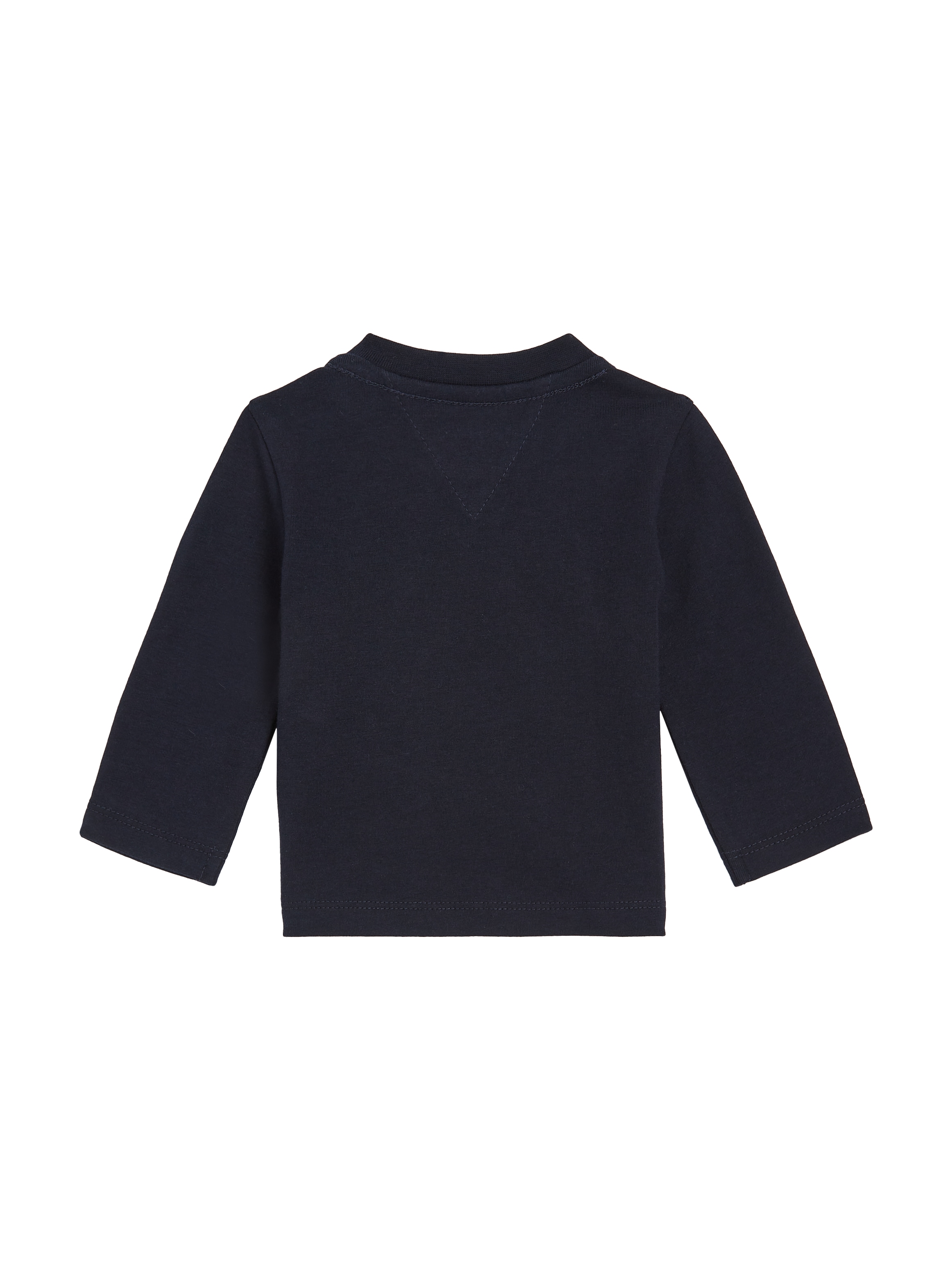 Tommy Hilfiger Langarmshirt »MONOTYPE OVAL REGULAR TEE LS«, Baby bis 2 Jahre mit Logoschriftzug