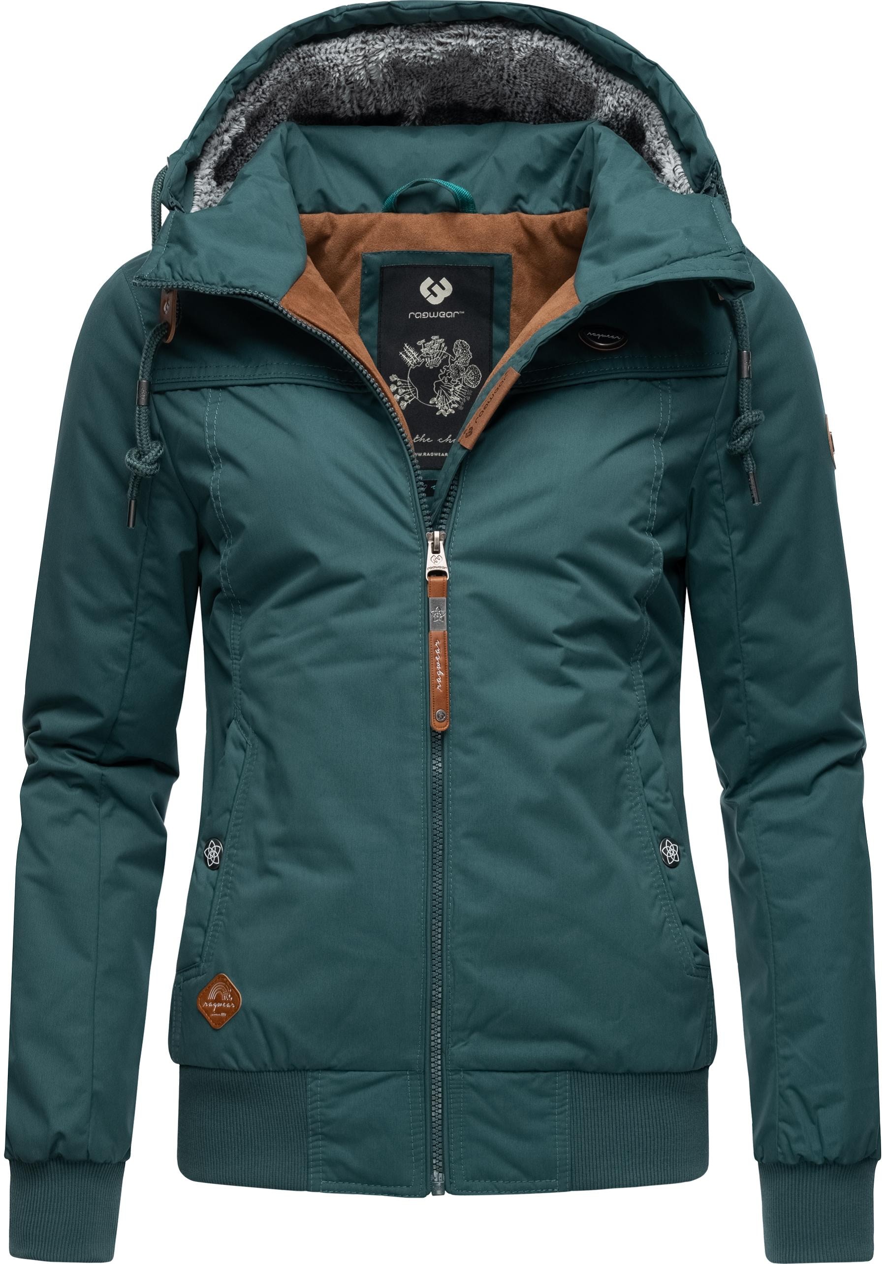 Ragwear Winterjacke "Jotty Winter", mit Kapuze, stylische Outdoorjacke mit abnehmbarer Kapuze