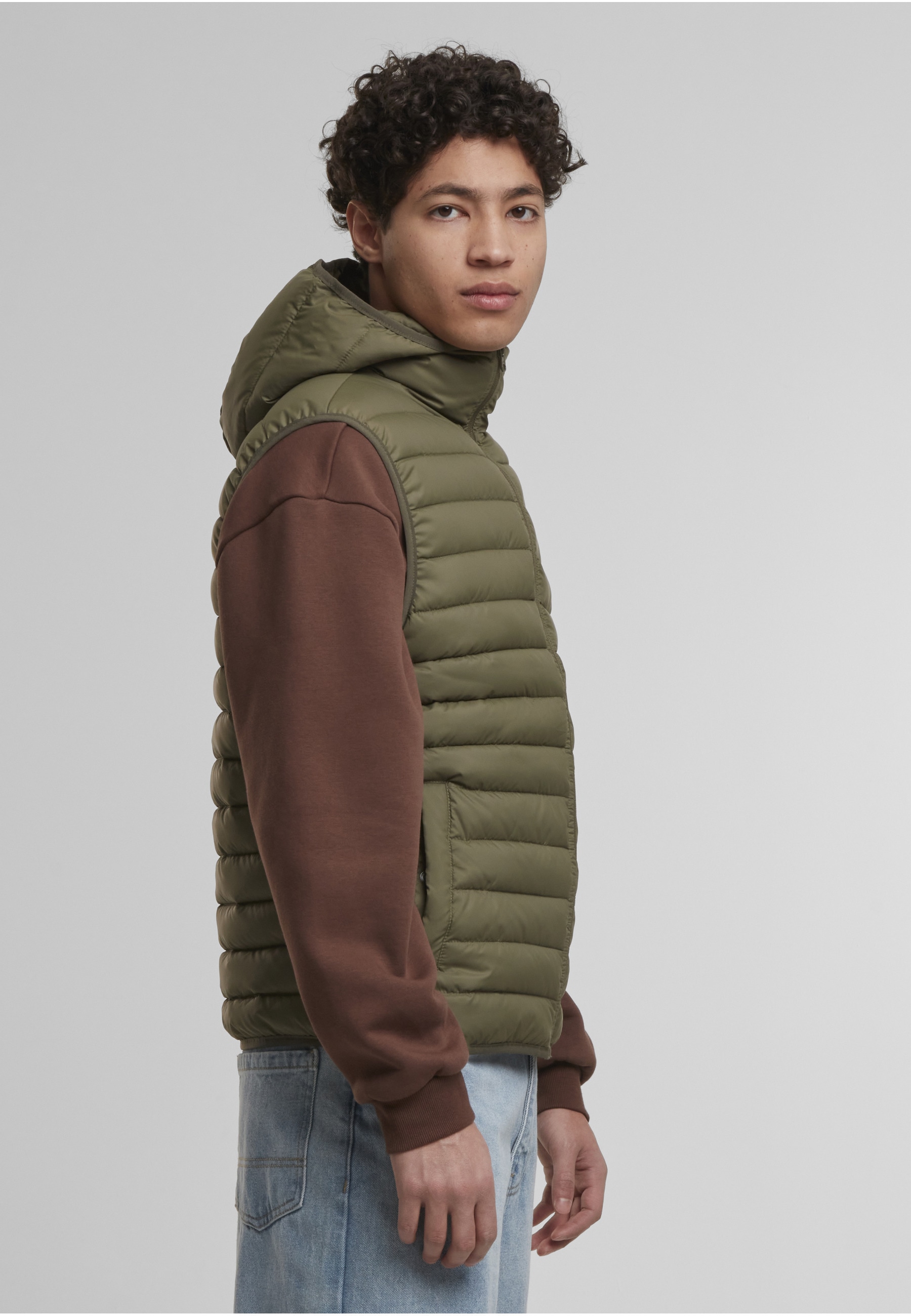 URBAN CLASSICS Steppweste »Urban Classics Basic Light Weigh Vest With Hood« 1