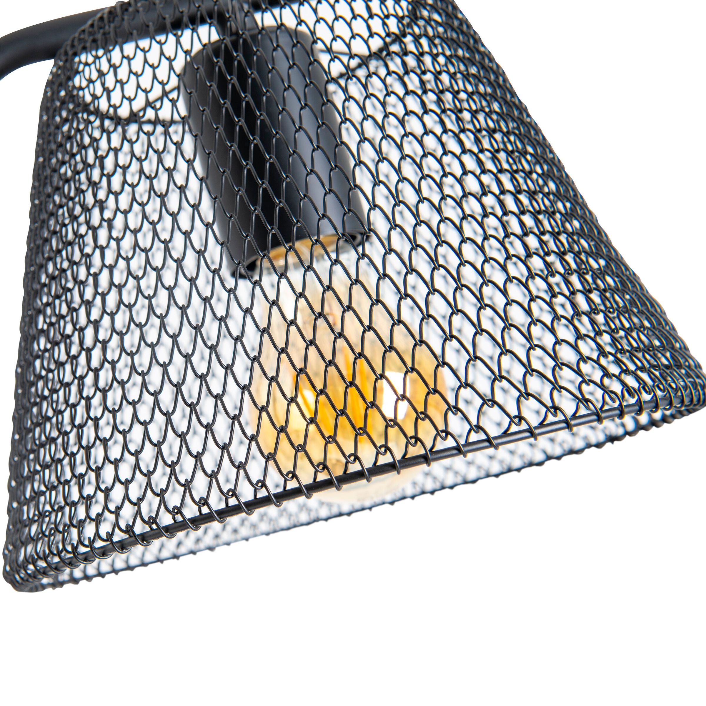 näve Tischleuchte »Korie« E27 1 Stk. Metallgeflechtschirm, exkl. 1x E27, H: 50cm, Zuleitung schwarz 180cm