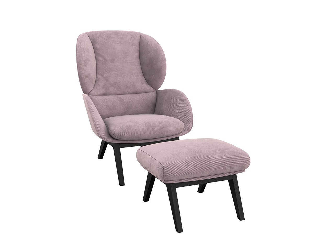 FLEXLUX Ohrensessel "Adria Designsessel, Loungesessel,", Stil & Komfort, or günstig online kaufen