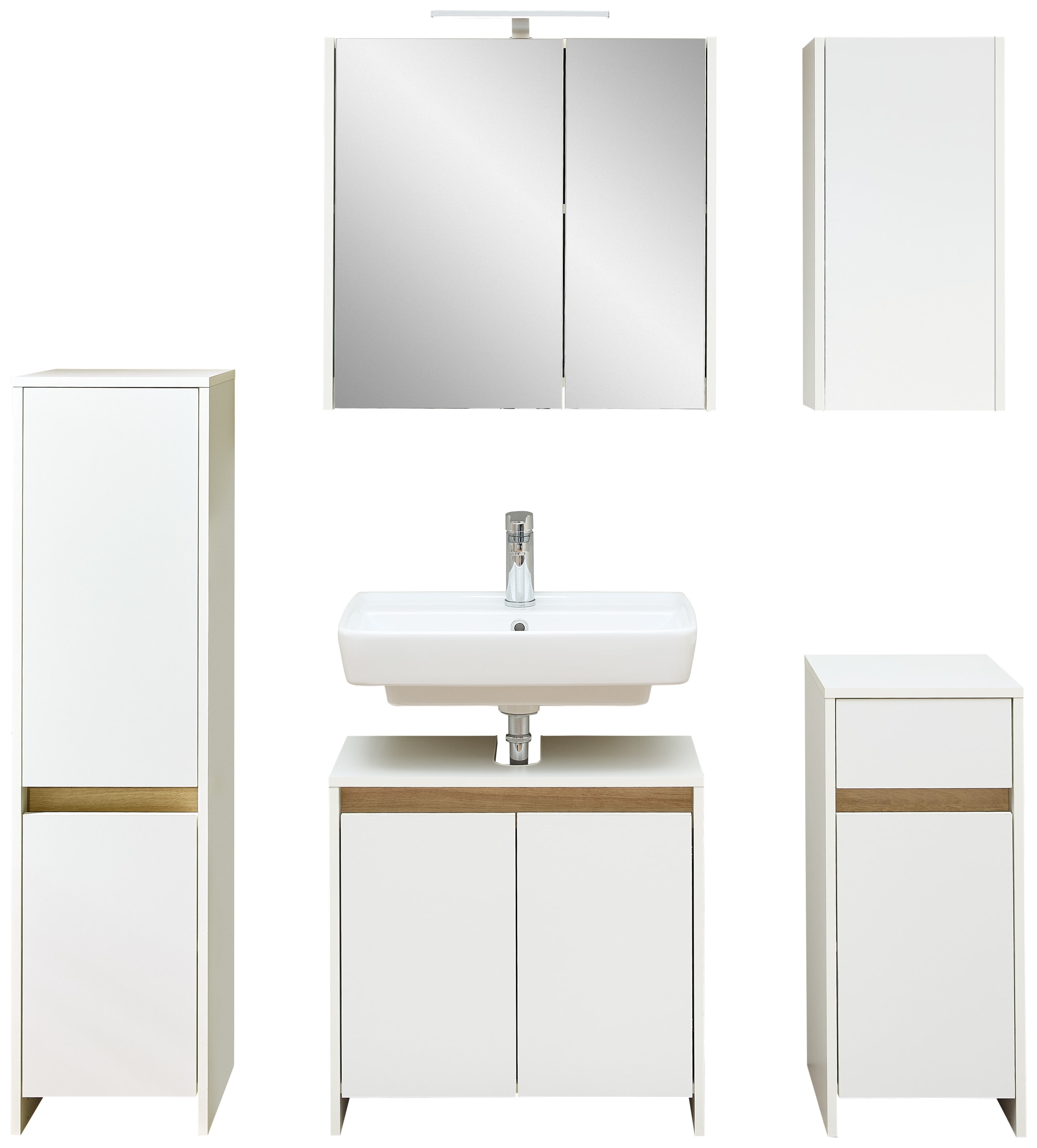 Saphir Badmöbel-Set "Badmöbel-Set Quickset 100, Waschbeckenunterschrank mit günstig online kaufen