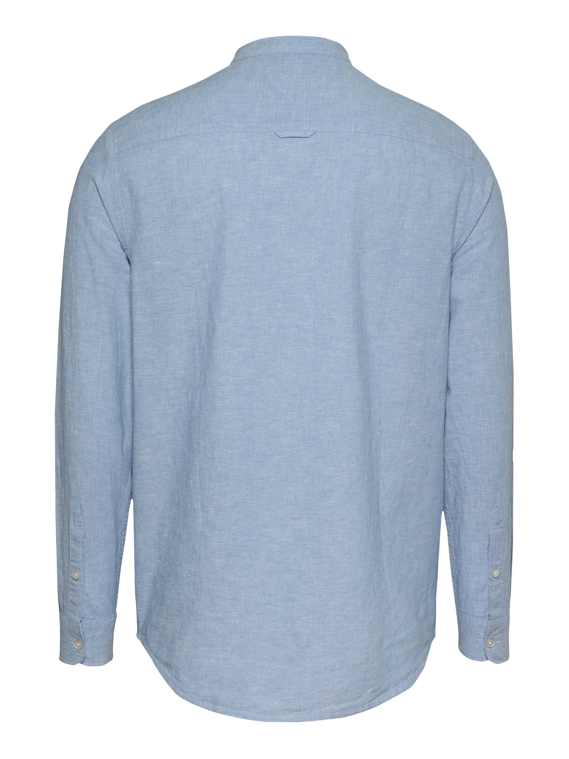 Tommy Jeans Langarmhemd »TJM LINEN MIX BAND COLLAR SHIRT«