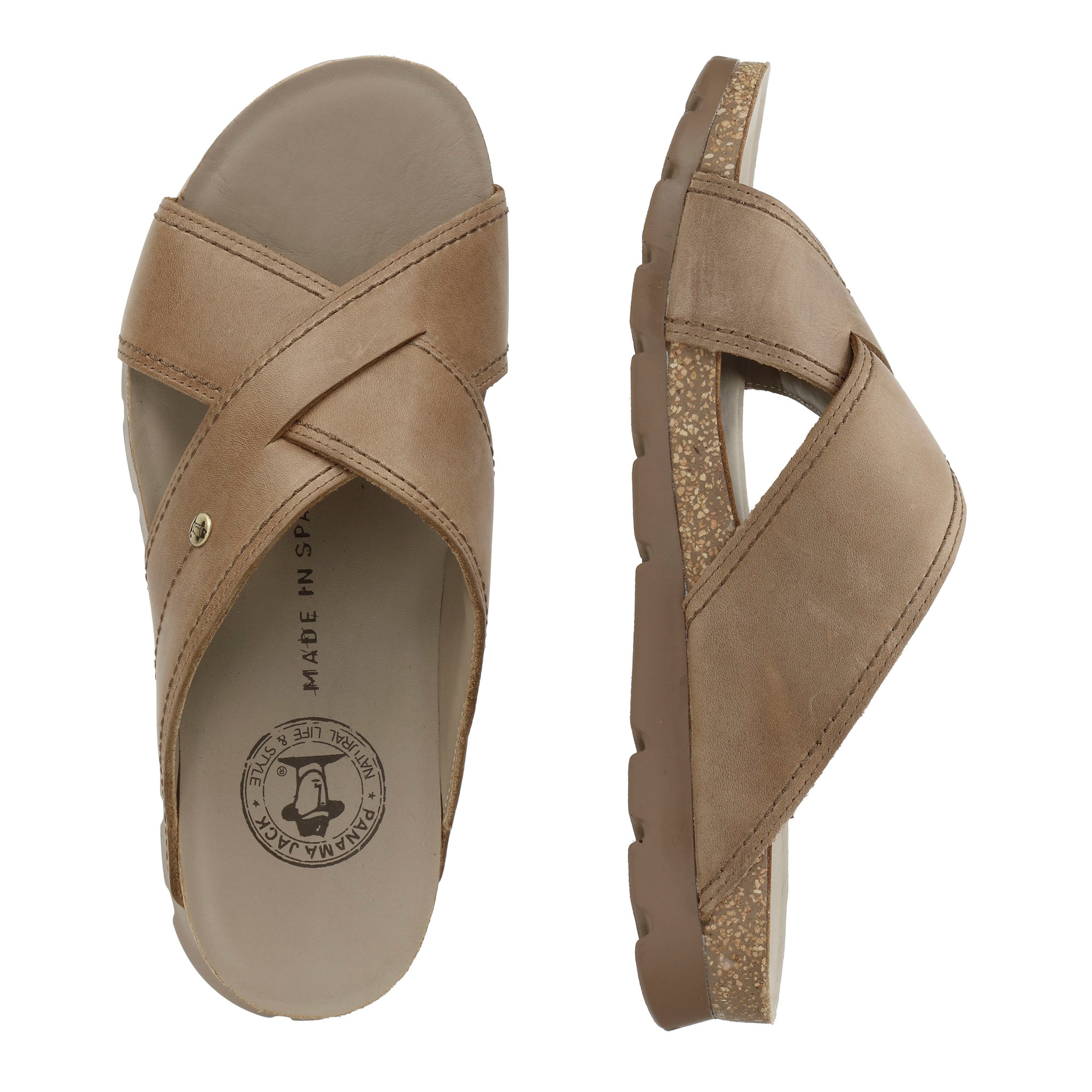 Panama Jack Pantolette »Salman«, Sommerschuh, Hausschuh, Strandschuh mit Softfußbett