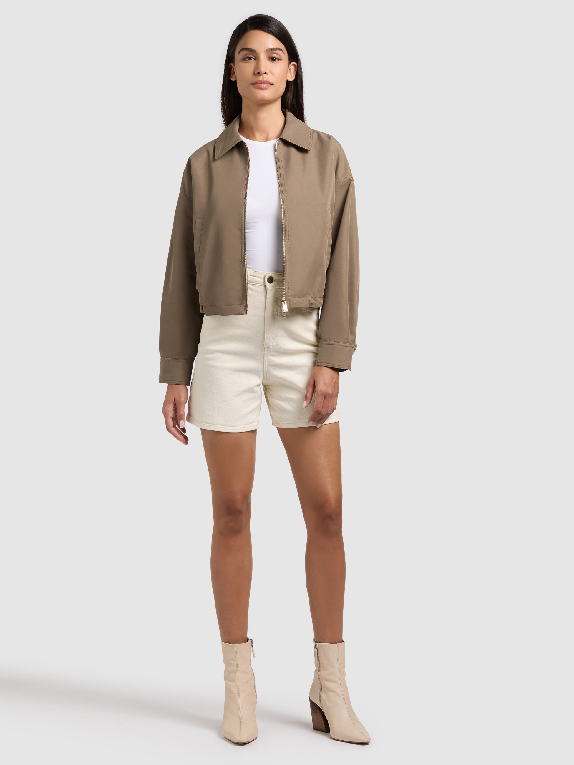 khujo Blouson »TOVEE« ohne Kapuze