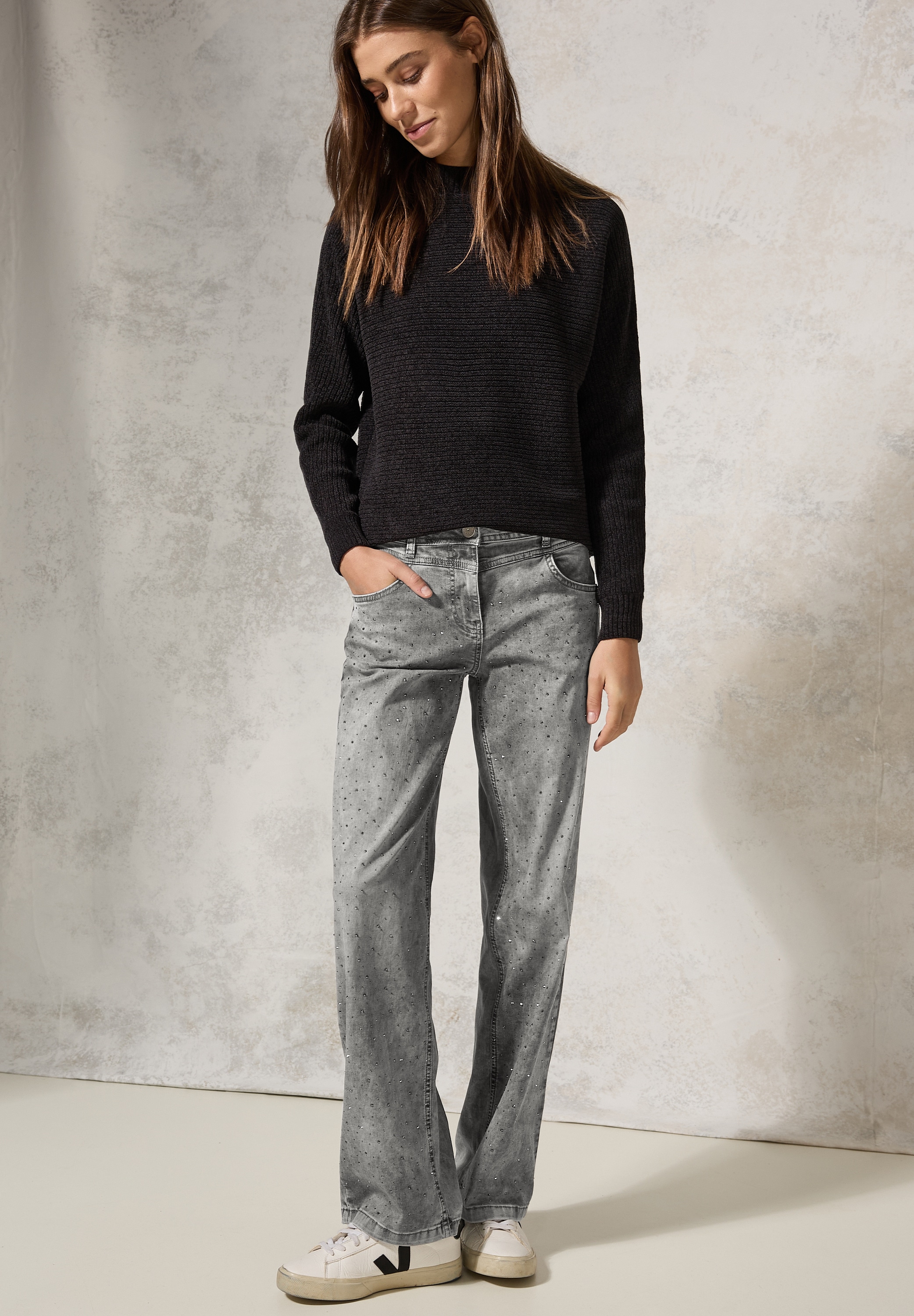 Cecil Loose-fit-Jeans, mit Wide Legs