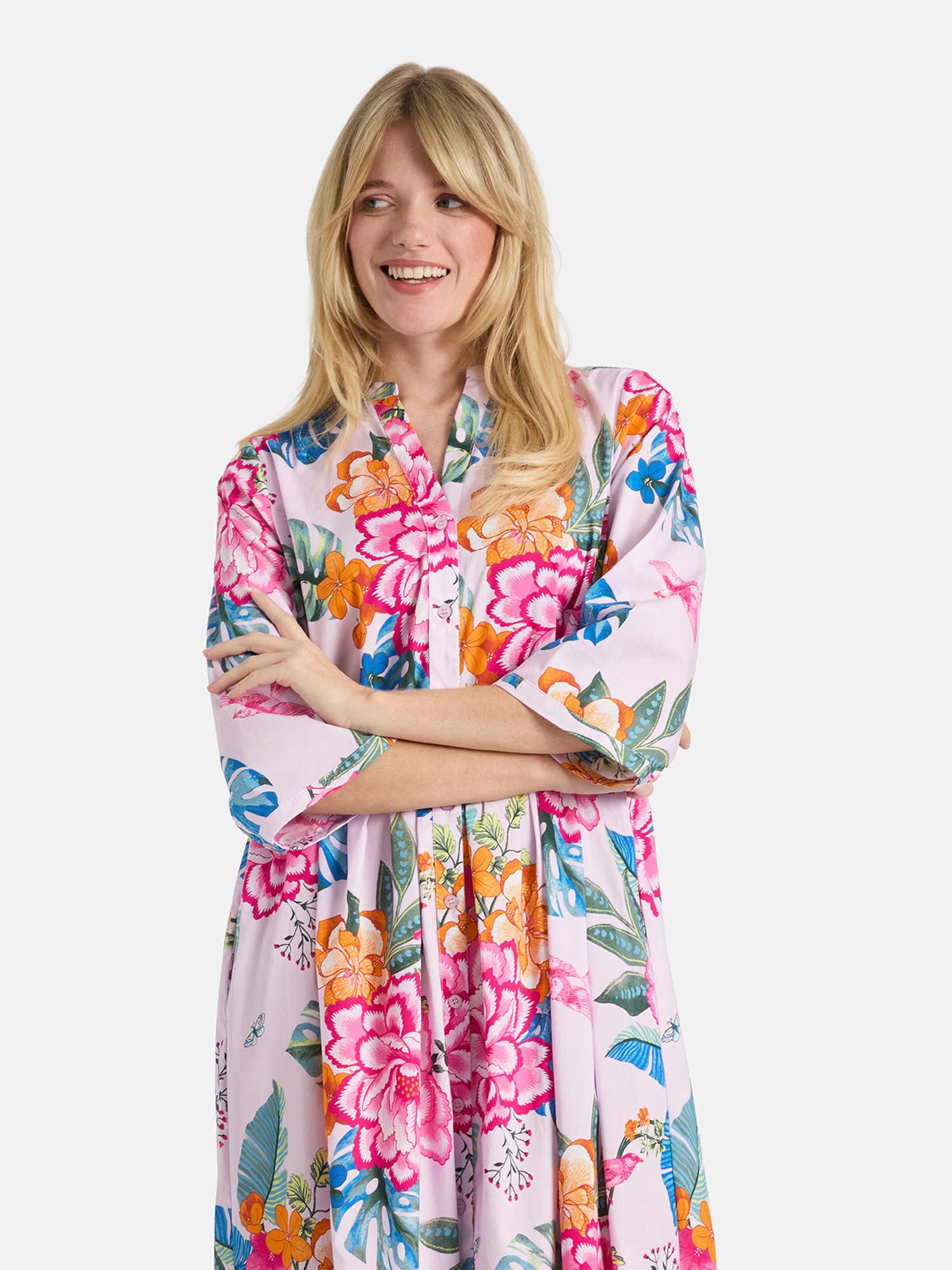 Lieblingsstück Sommerkleid "RomyL" mit floralem Allover-Print günstig online kaufen