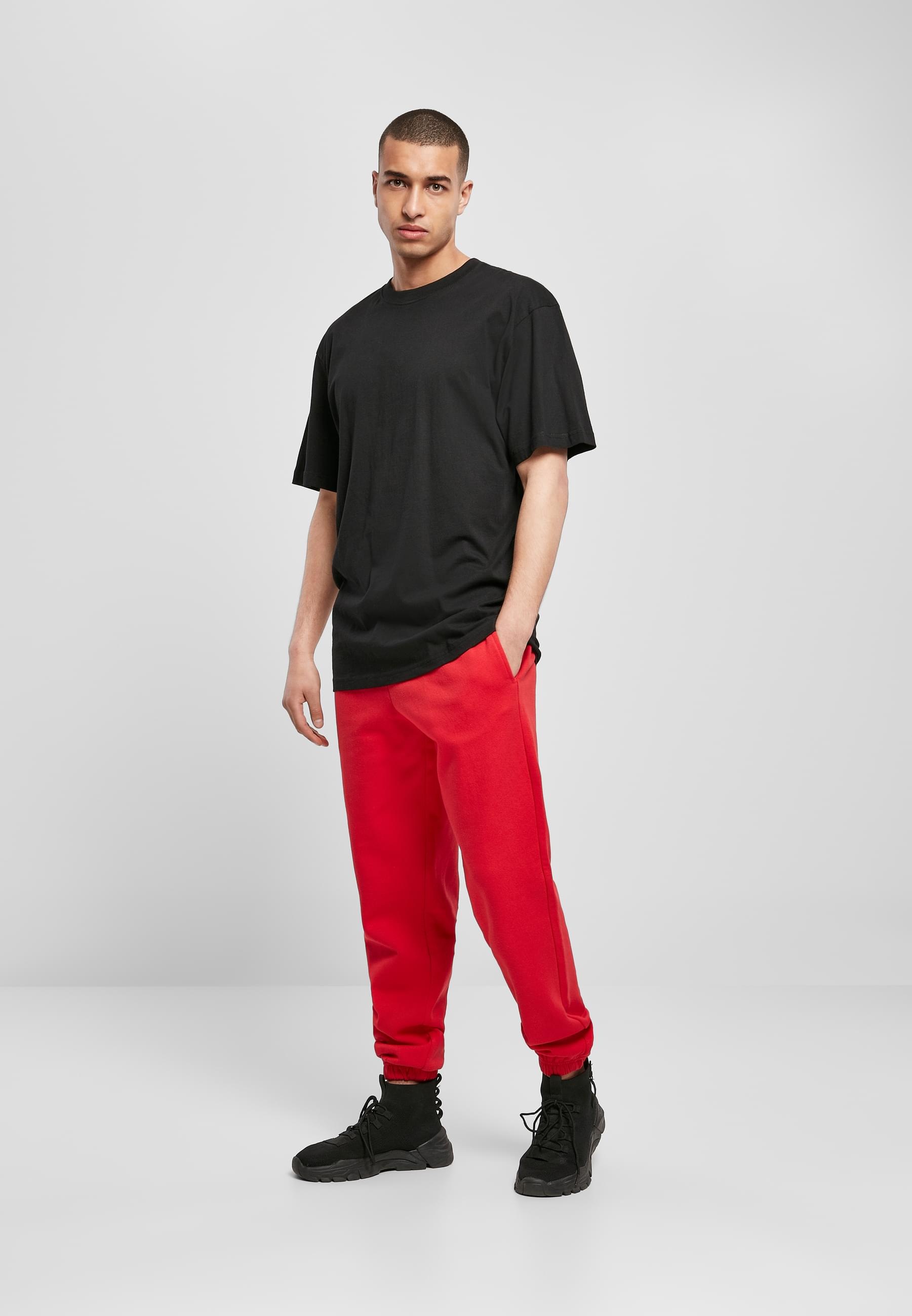 URBAN CLASSICS Stoffhose »Urban Classics Herren Basic Sweatpants 2.0«, (1 tlg.)