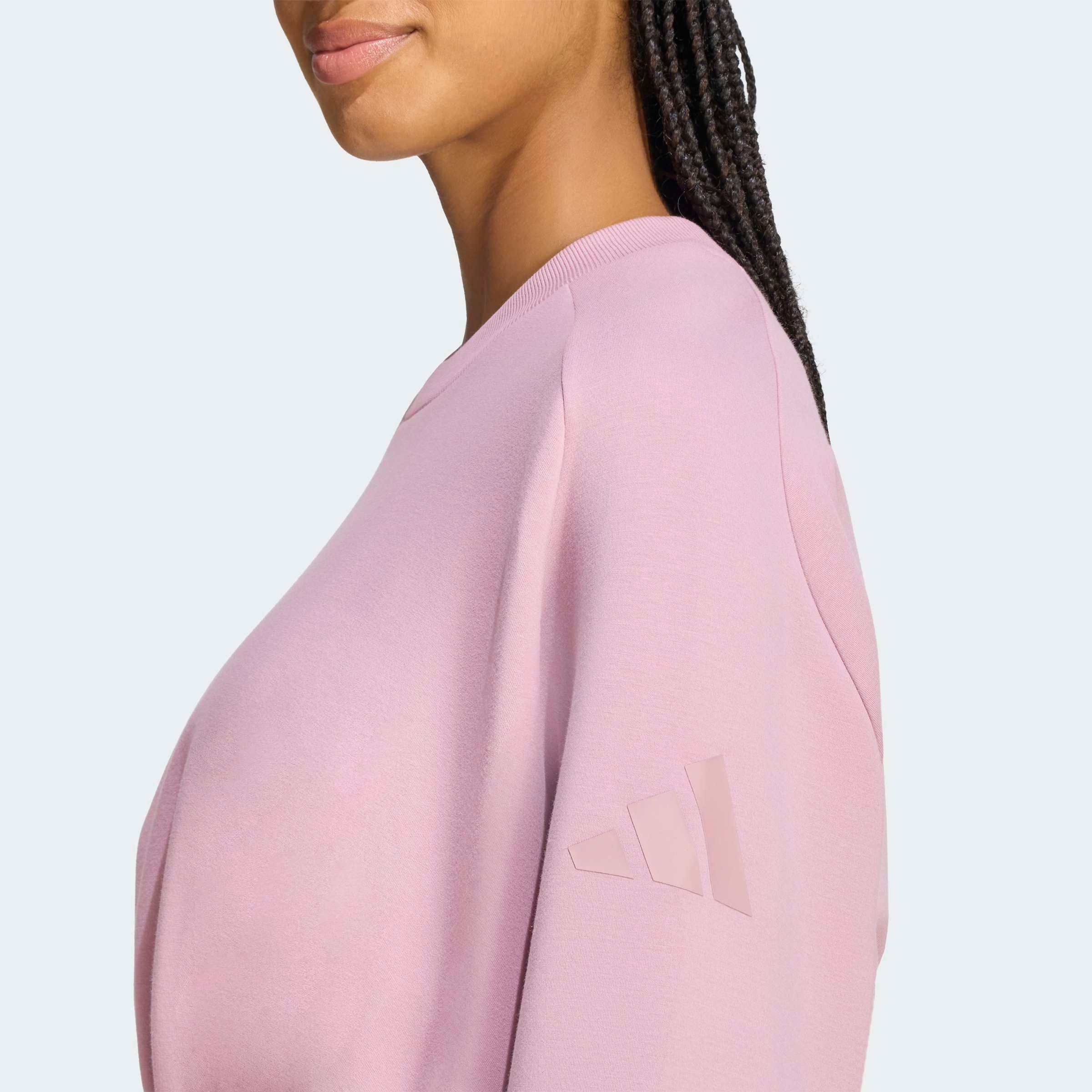 adidas Sportswear Sweatshirt »W ALL SZN SL SW«, mit angesetztem Bündchen, aus weichem, leichtem Material

