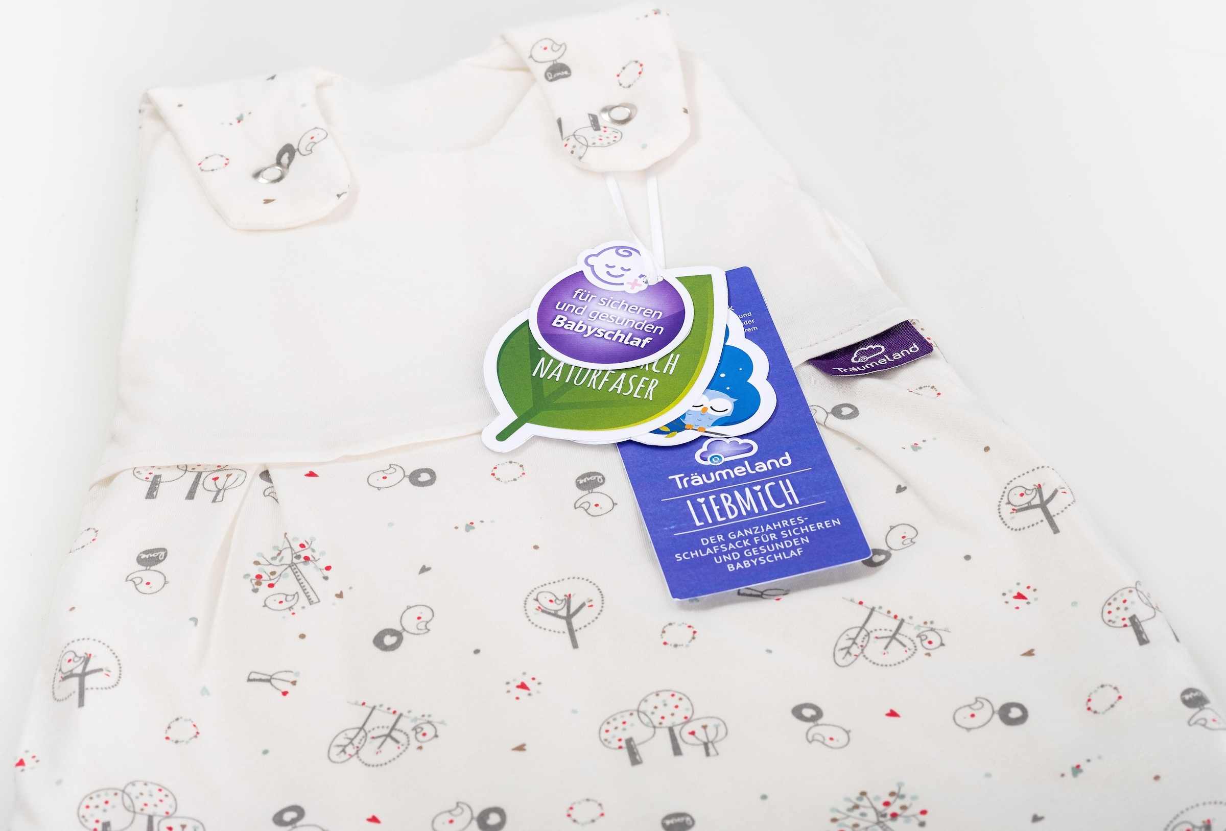 Träumeland Babyschlafsack »Set Vögelchen«, (Packung, 3 tlg., 3er-Pack)