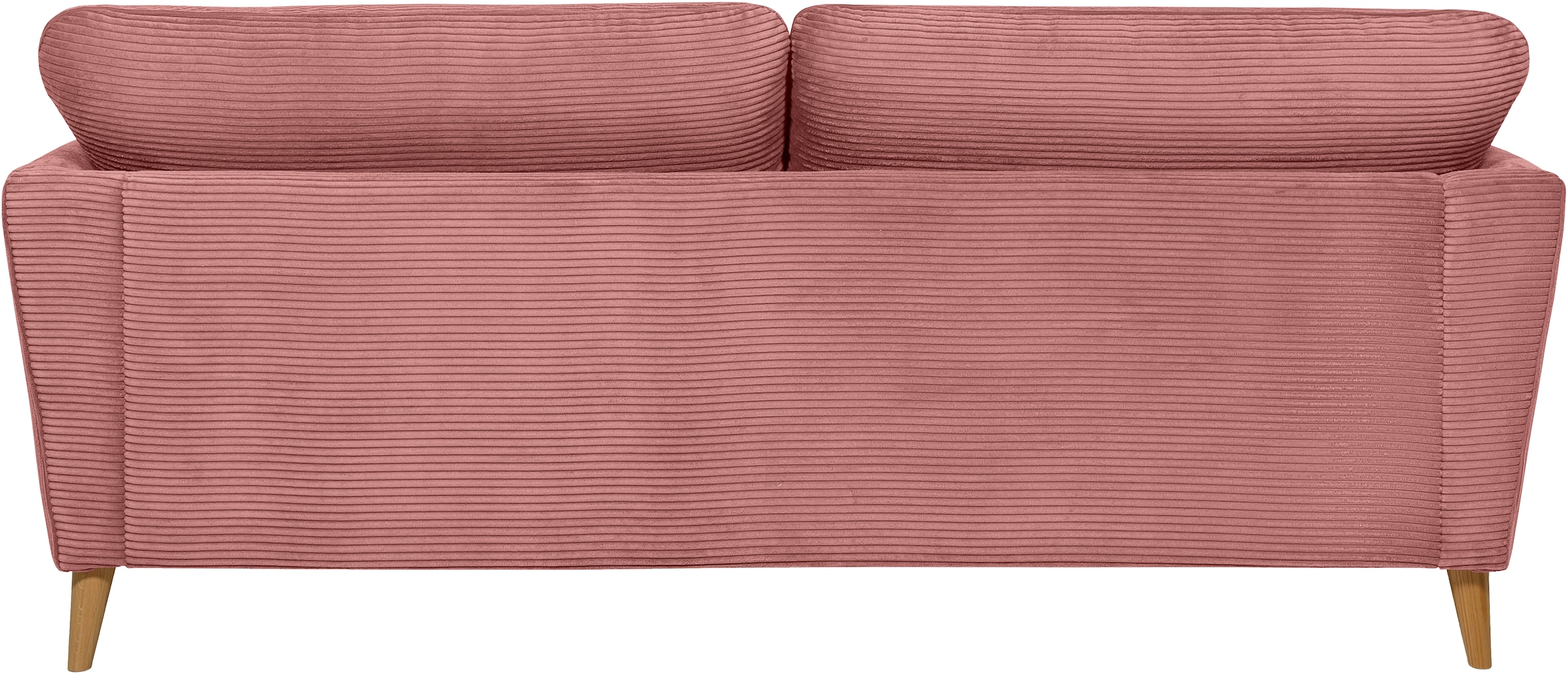 Home affaire 3-Sitzer »MARSEILLE Sofa 206 cm«, mit Massivholzbeinen aus Eiche, verschiedene Bezüge und Farbvarianten