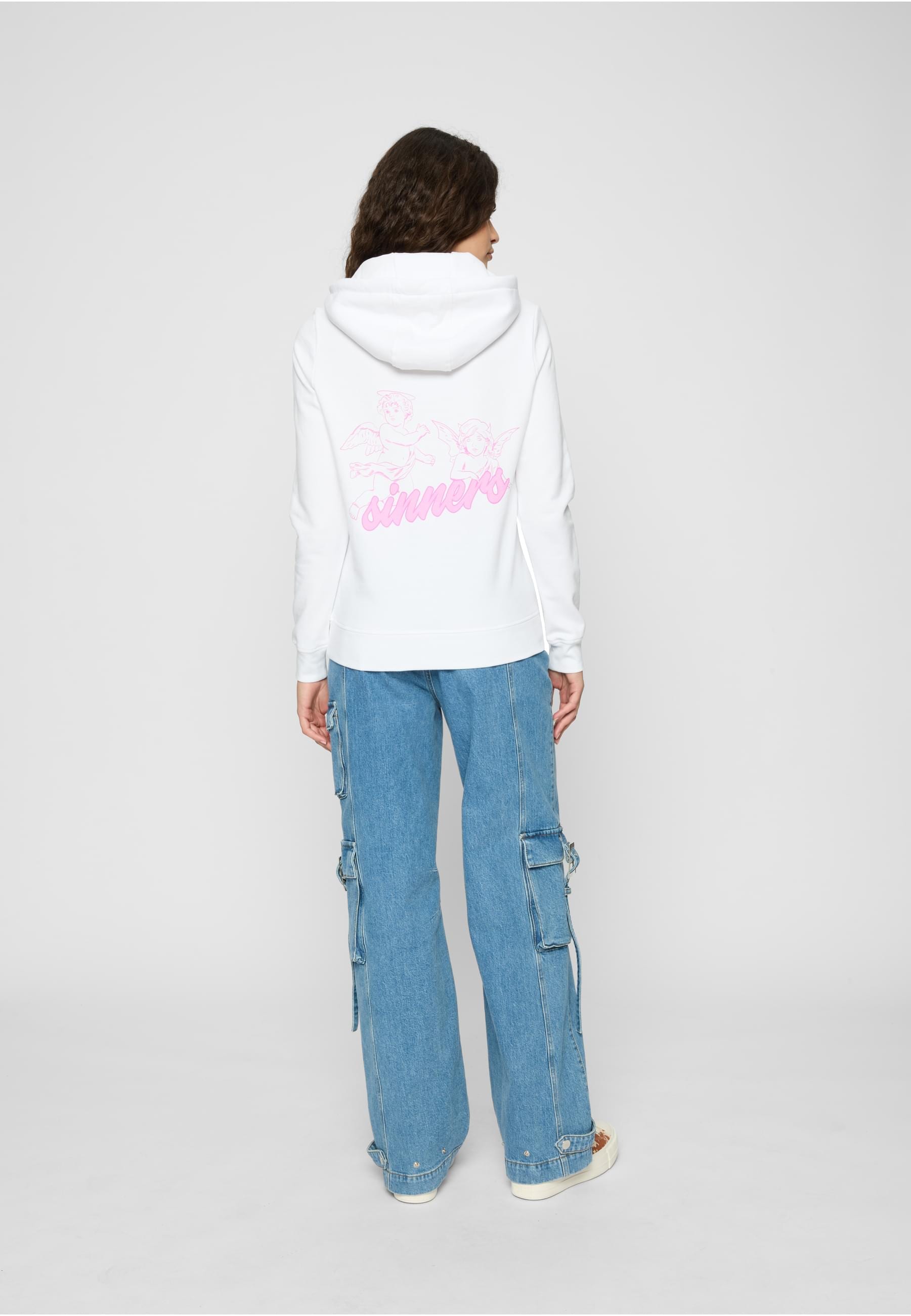 MisterTee Kapuzenpullover »MisterTee Damen Ladie Sinners Hoody«, (1 tlg.)