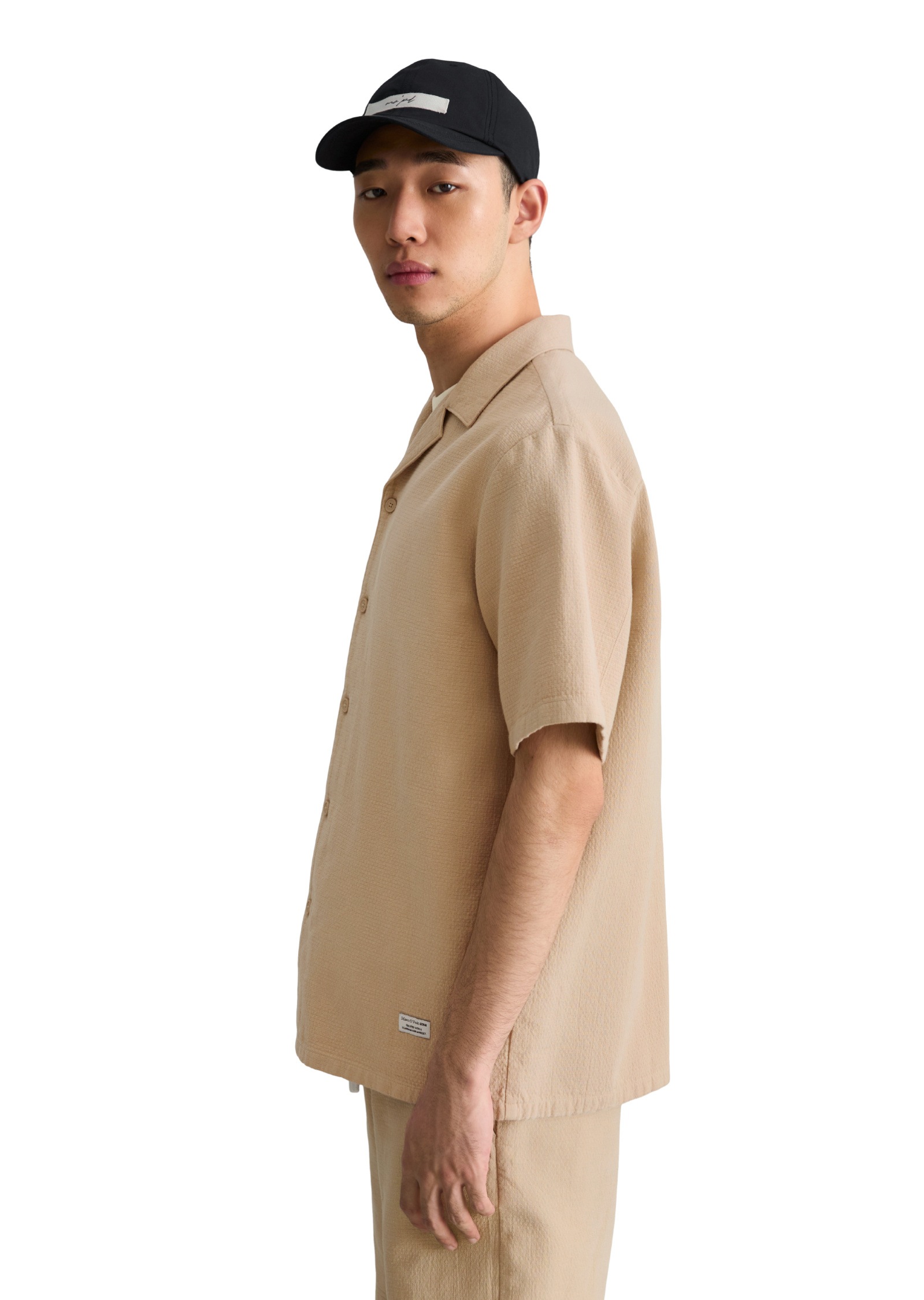 Marc O'Polo DENIM Kurzarmhemd »aus doppellagigem Bio-Baumwoll-Twill«