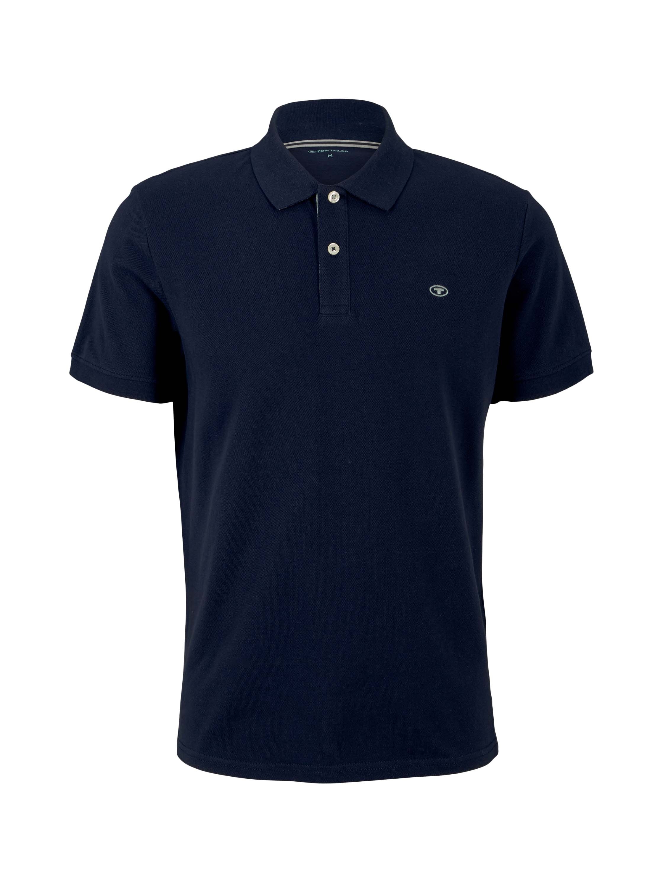 TOM TAILOR Poloshirt, mit Knopfleiste und Logo