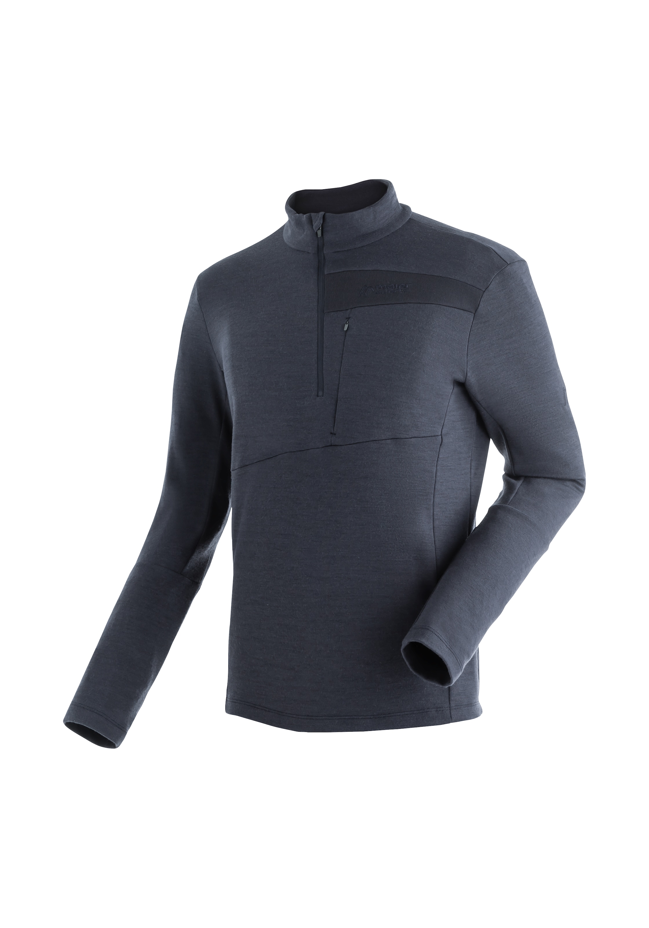 Maier Sports Funktionsshirt "Skutvik HZ M", funktionaler Midlayer für Herren, hohe Atmungsaktivität