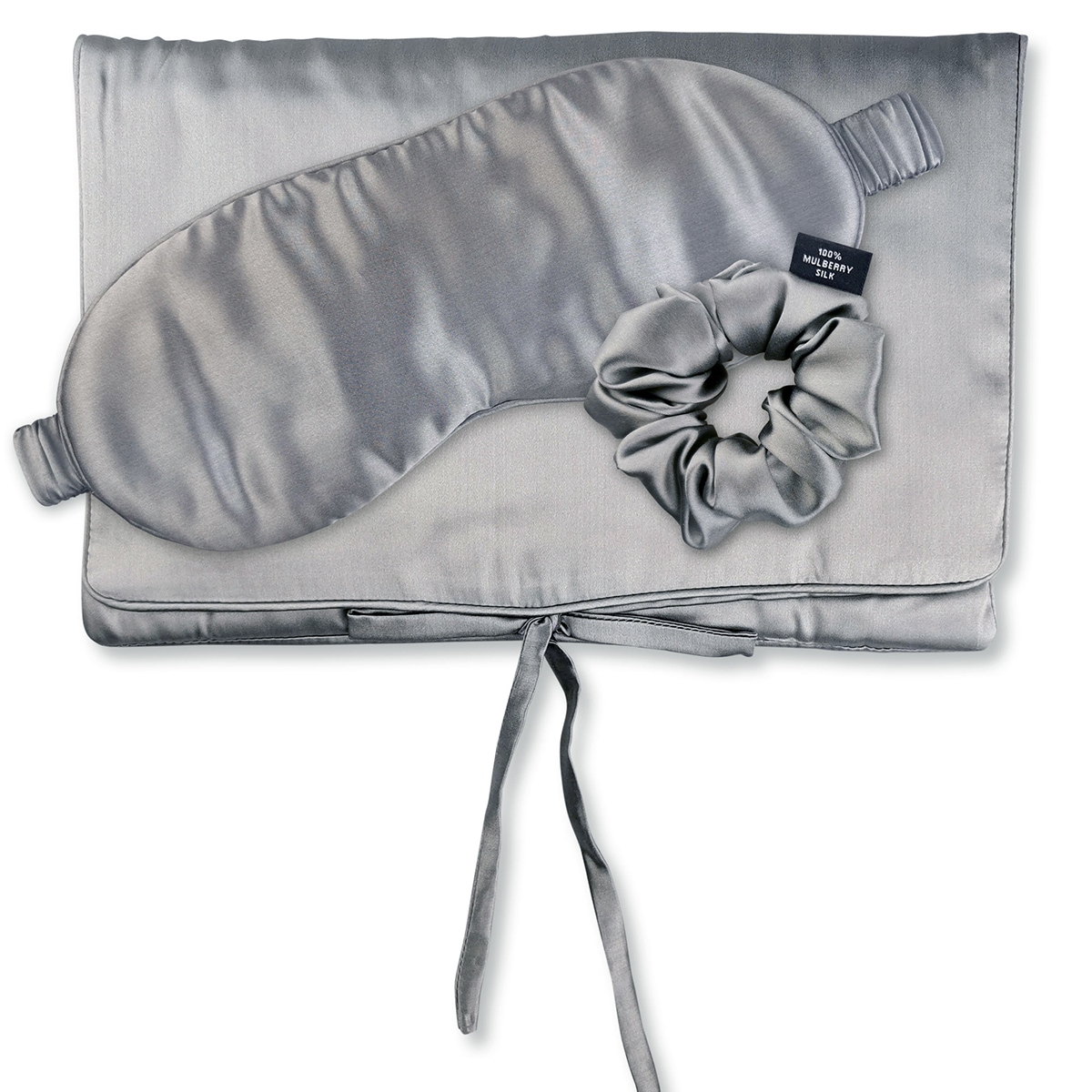 AILORIA Seidentuch "Tasche, Schlafmaske & Scrunchie M aus Seide TRAVEL SET BEAUTY M"