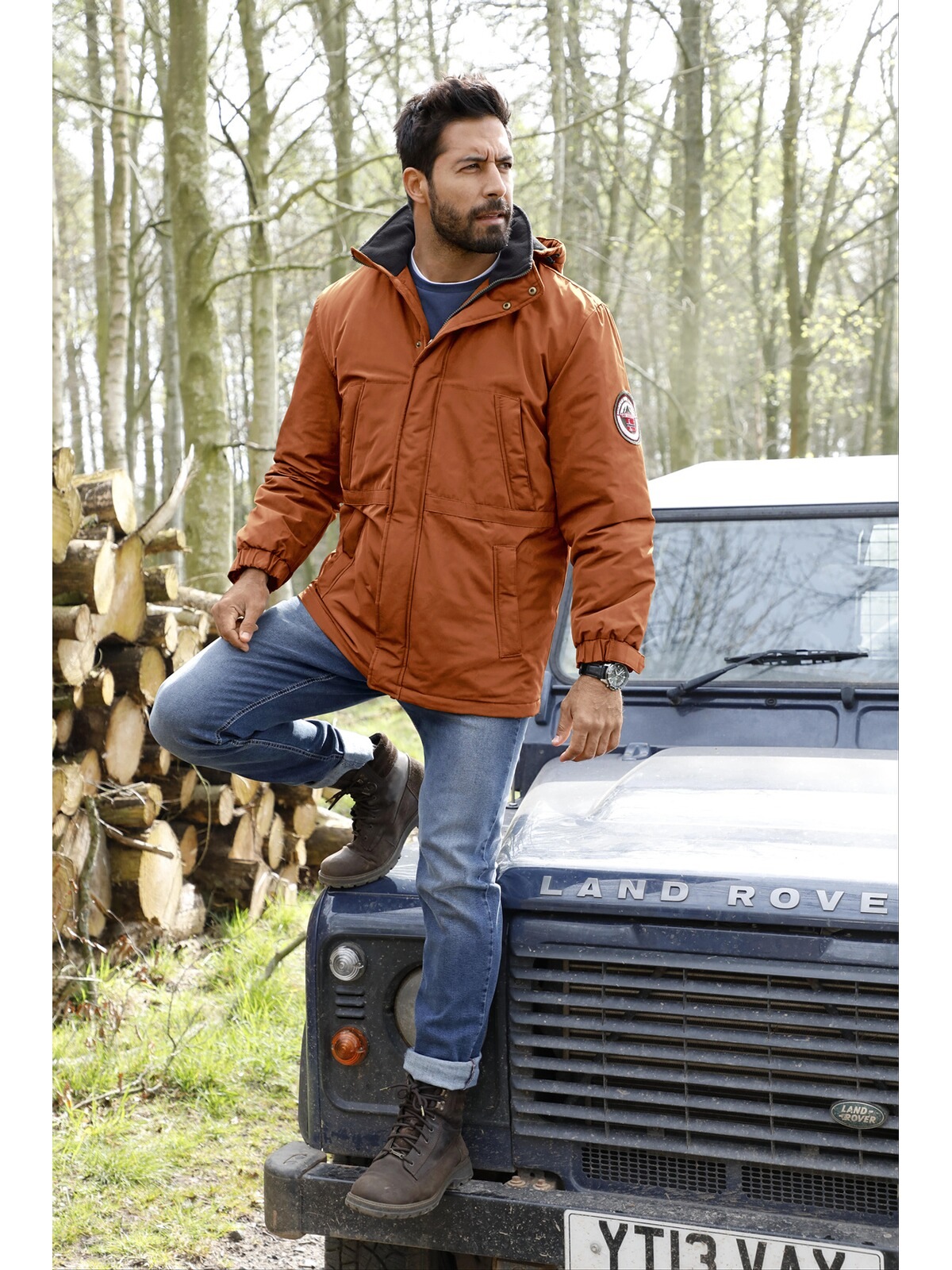 Funktionsjacke JAN VANDERSTORM "Funktionsjacke VICO", Herren, Gr. 62, orange, Obermaterial: 100% Polyamid ECONYL PA ECONYL., Jacken Funktionsjacke 2
