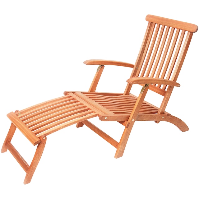 MERXX Gartensessel »Deck Chair«, (1 St.), Eukalyptusholz, verstellbar,  klappbar | BAUR