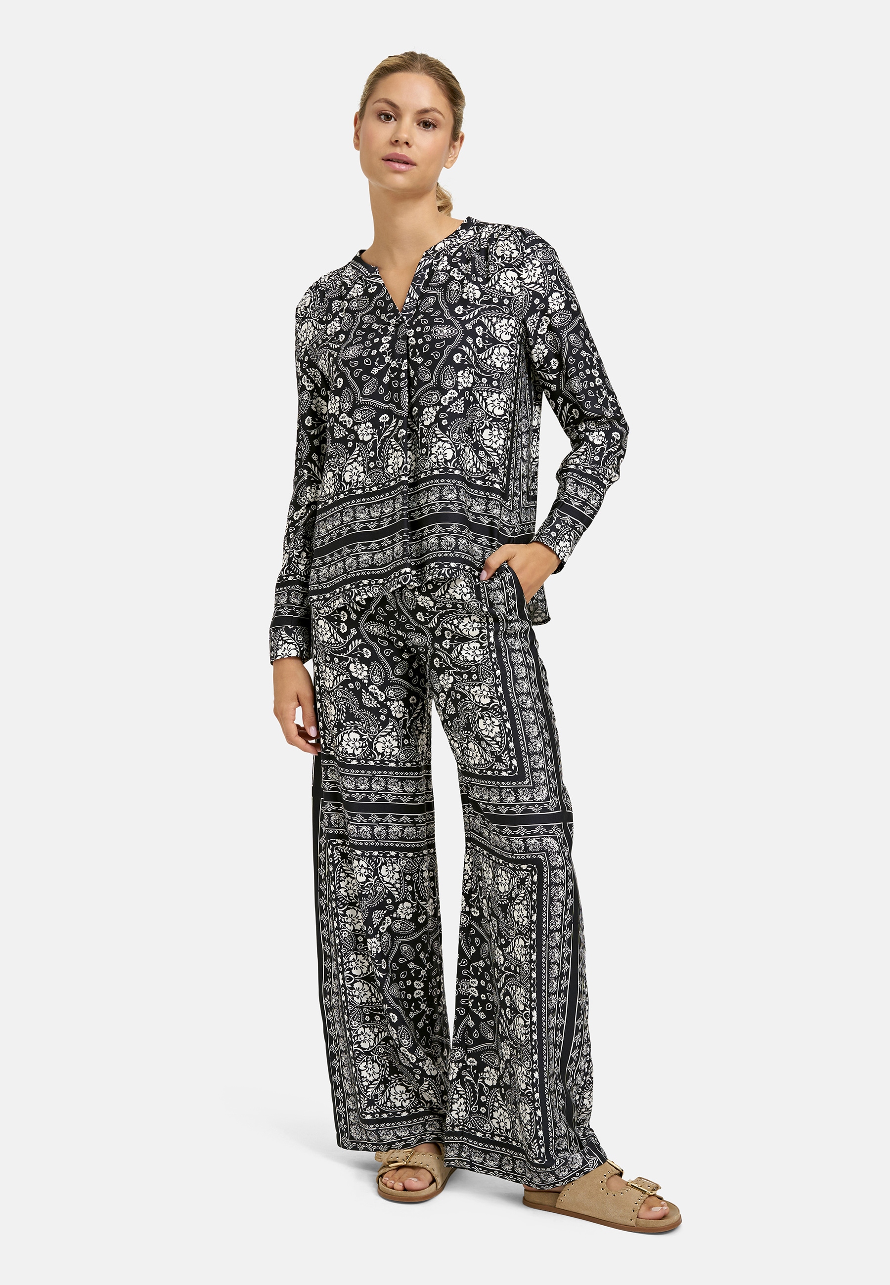 Smith & Soul Langarmbluse mit All Over Print