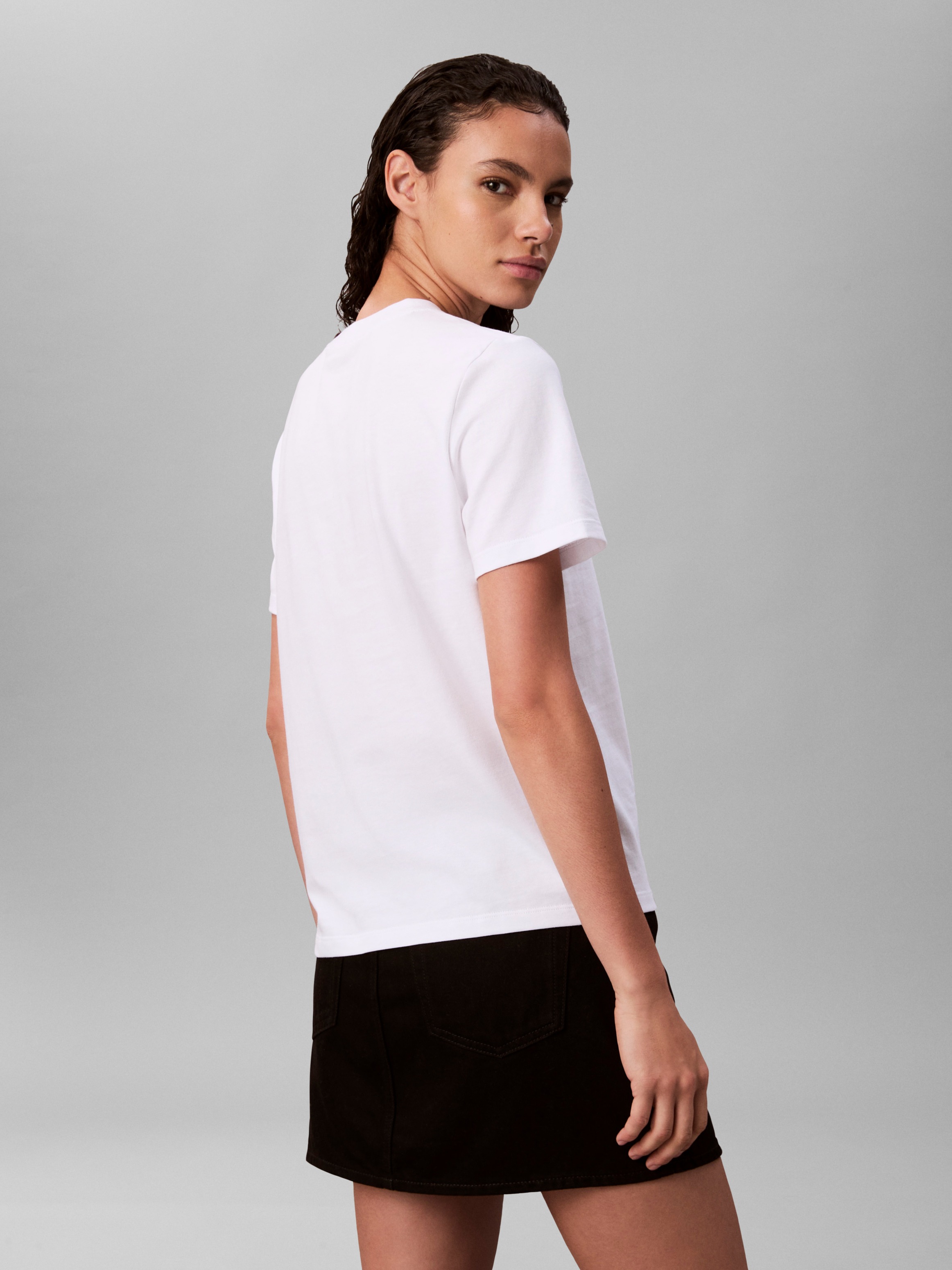 Calvin Klein Jeans T-Shirt »HERO SS CLASSIC MONOLOGO CNECK T« mit großem CK-Print