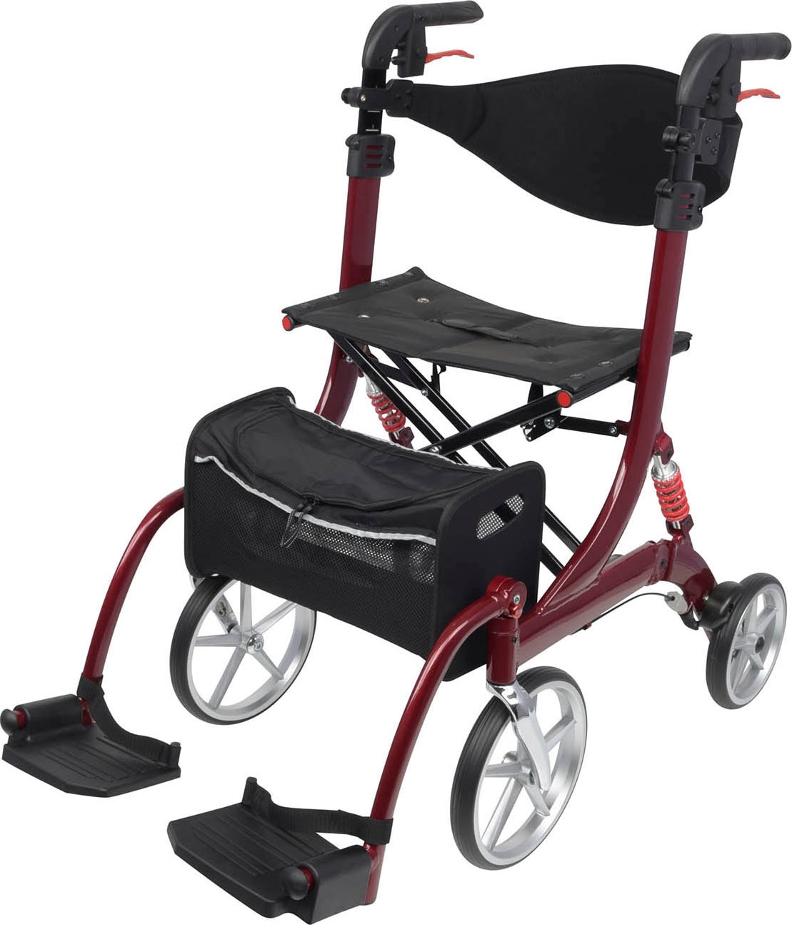 bescomedical Rollator »Spring Large Vario«, Größe L (Sitzhöhe 60cm), inkl. Beinstützen