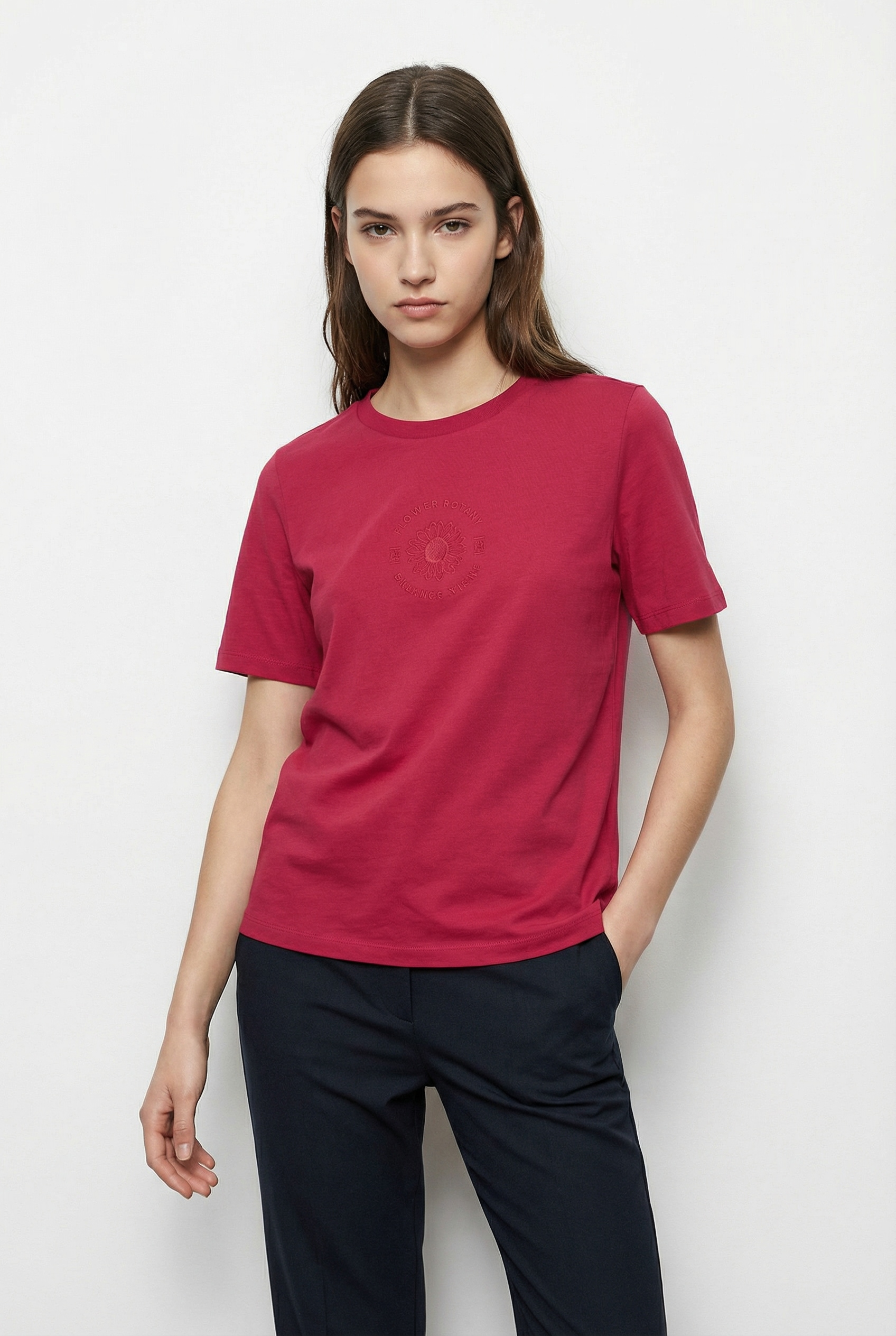Vero Moda Kurzarmshirt "VMULLA PAULINA SS TOP BOX JRS" mit Print günstig online kaufen