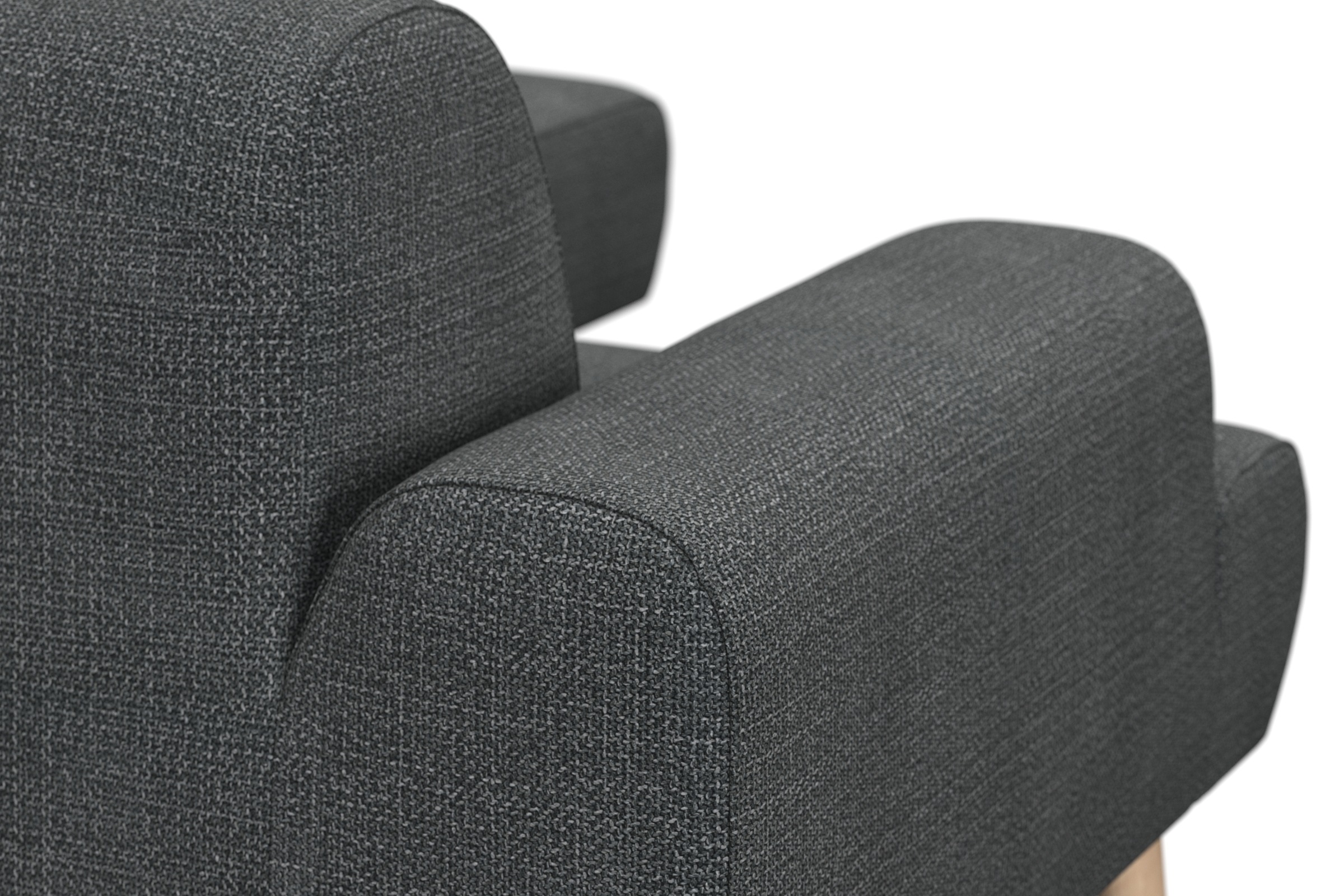 andas Ecksofa »Swift L-Form«, Federkern-Polsterung, B/T/H: 192/83/176 cm