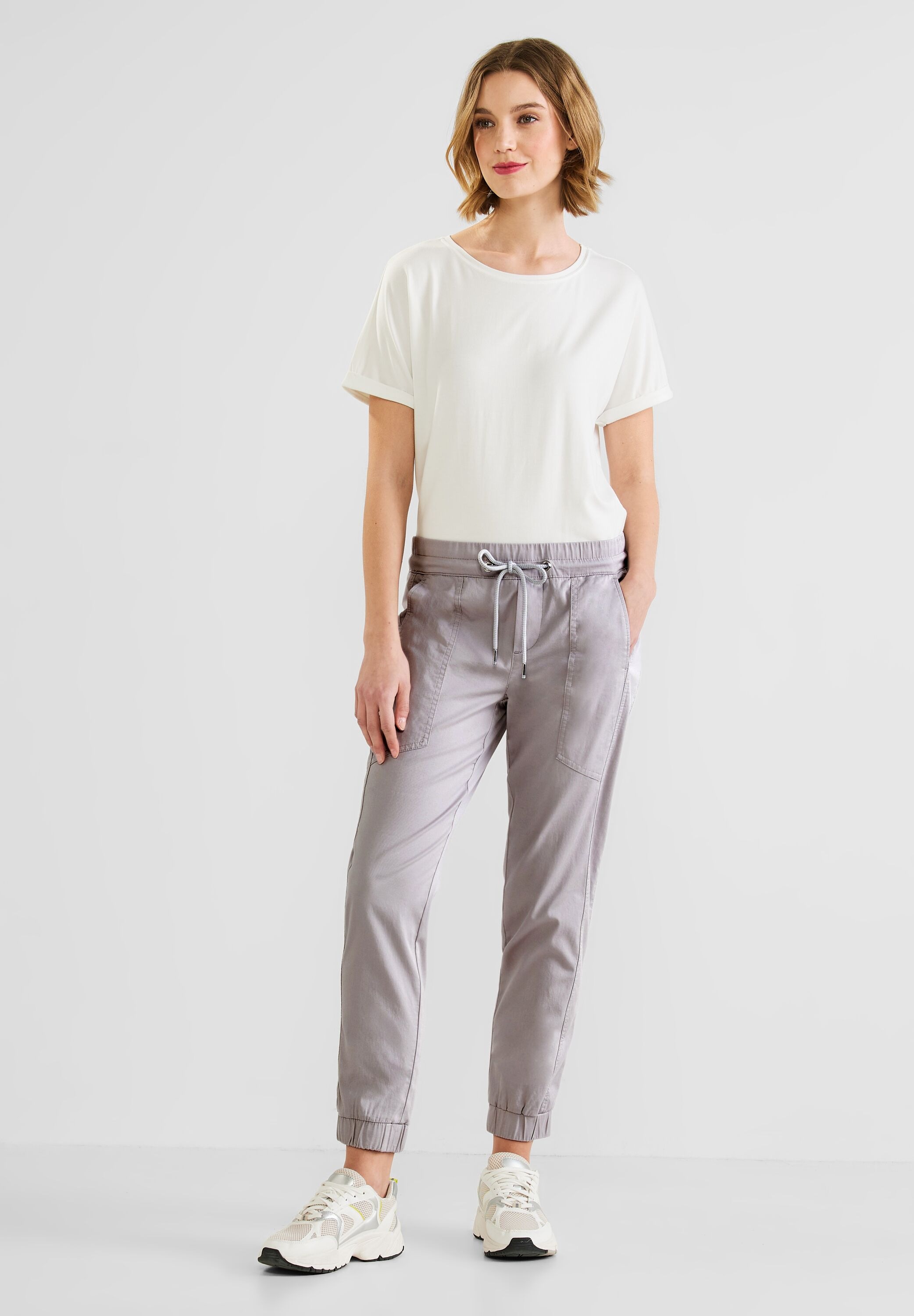 STREET ONE Dehnbund-Hose, 4-Pocket Style