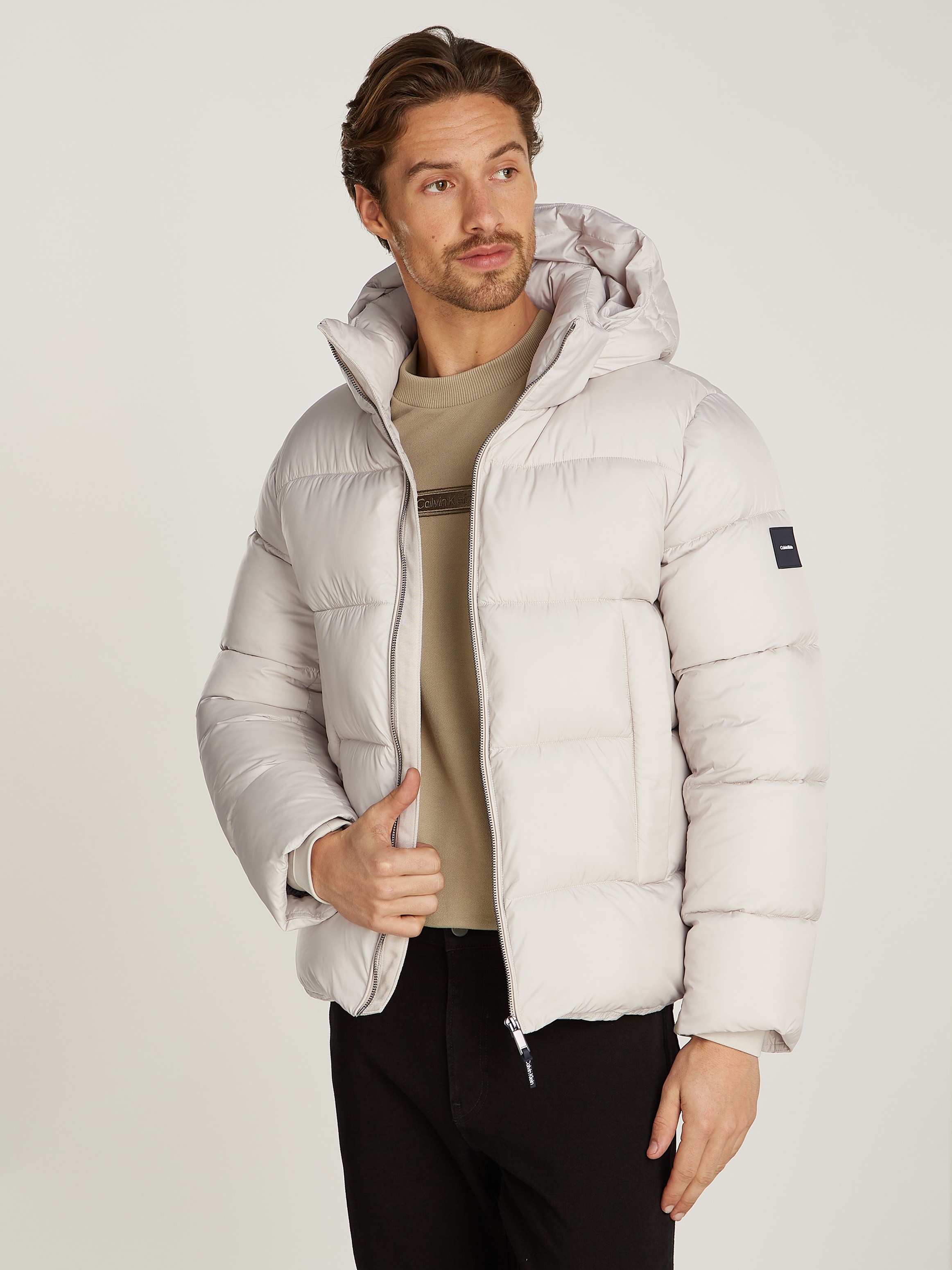 Calvin Klein Outdoorjacke »HOODED QUILT PUFFER MW« ...