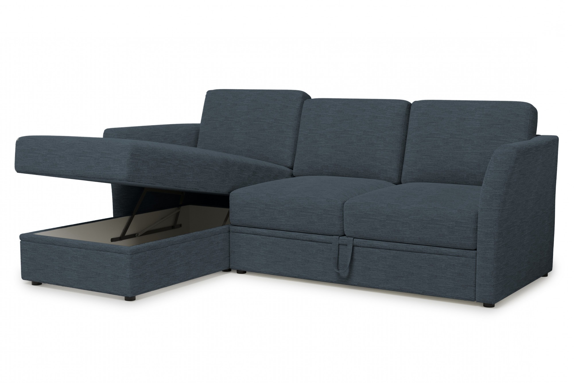 Home affaire Ecksofa »Lavars, L-Form, Schlafsofa«, mit Bettfunktion und Stauraum, in zwei verschiedenen Bezugsqualitäten
