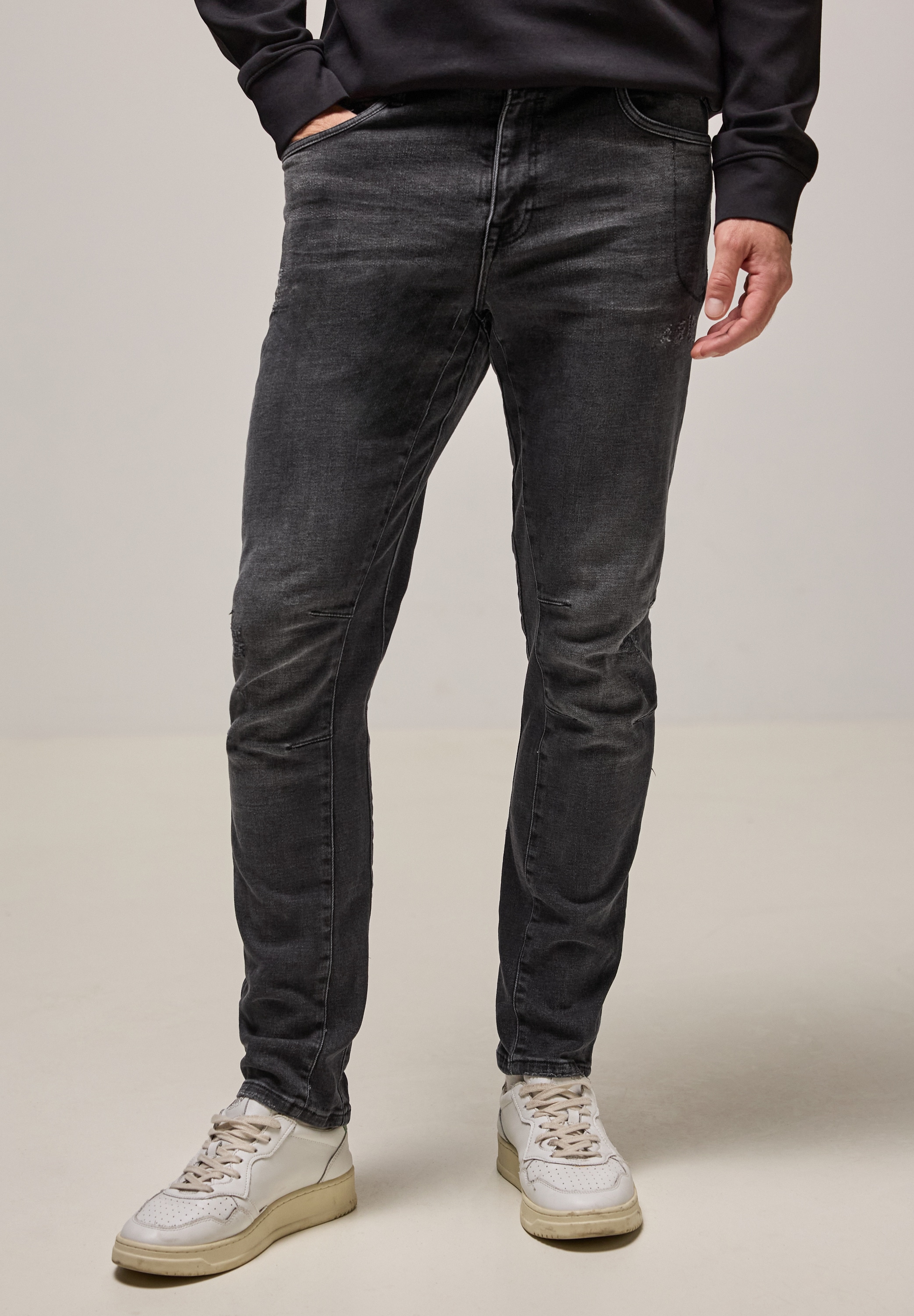 STREET ONE MEN Regular-fit-Jeans, Middle Waist günstig online kaufen