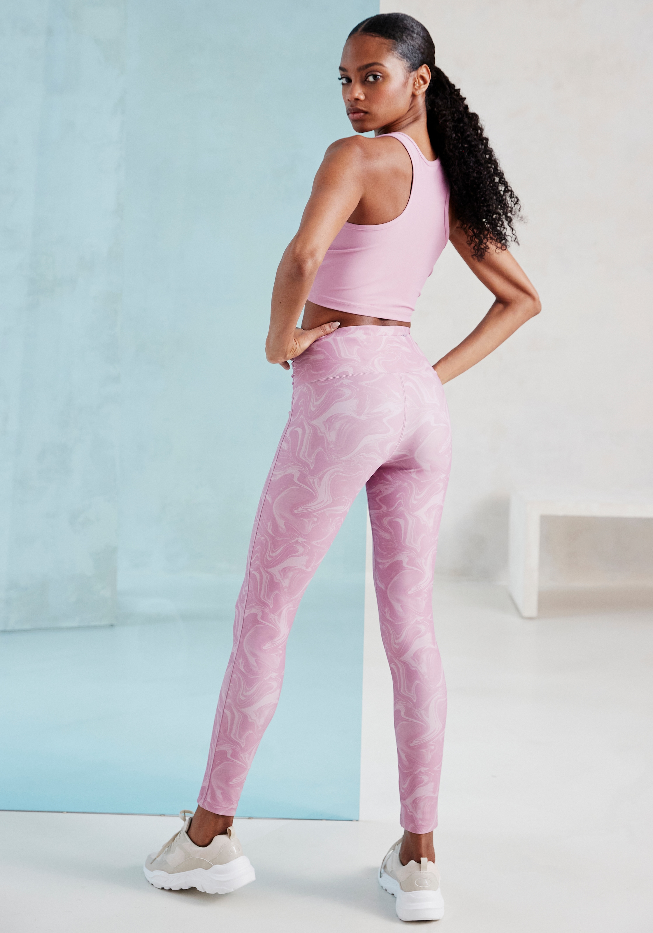 LASCANA ACTIVE Funktionsleggings »-Sportleggings«, im Allover-Druck