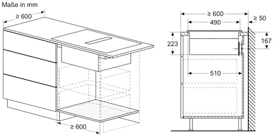 NEFF Kochfeld mit Dunstabzug »T46CB4AX2«, mit einfacher Touch Control Bedienung