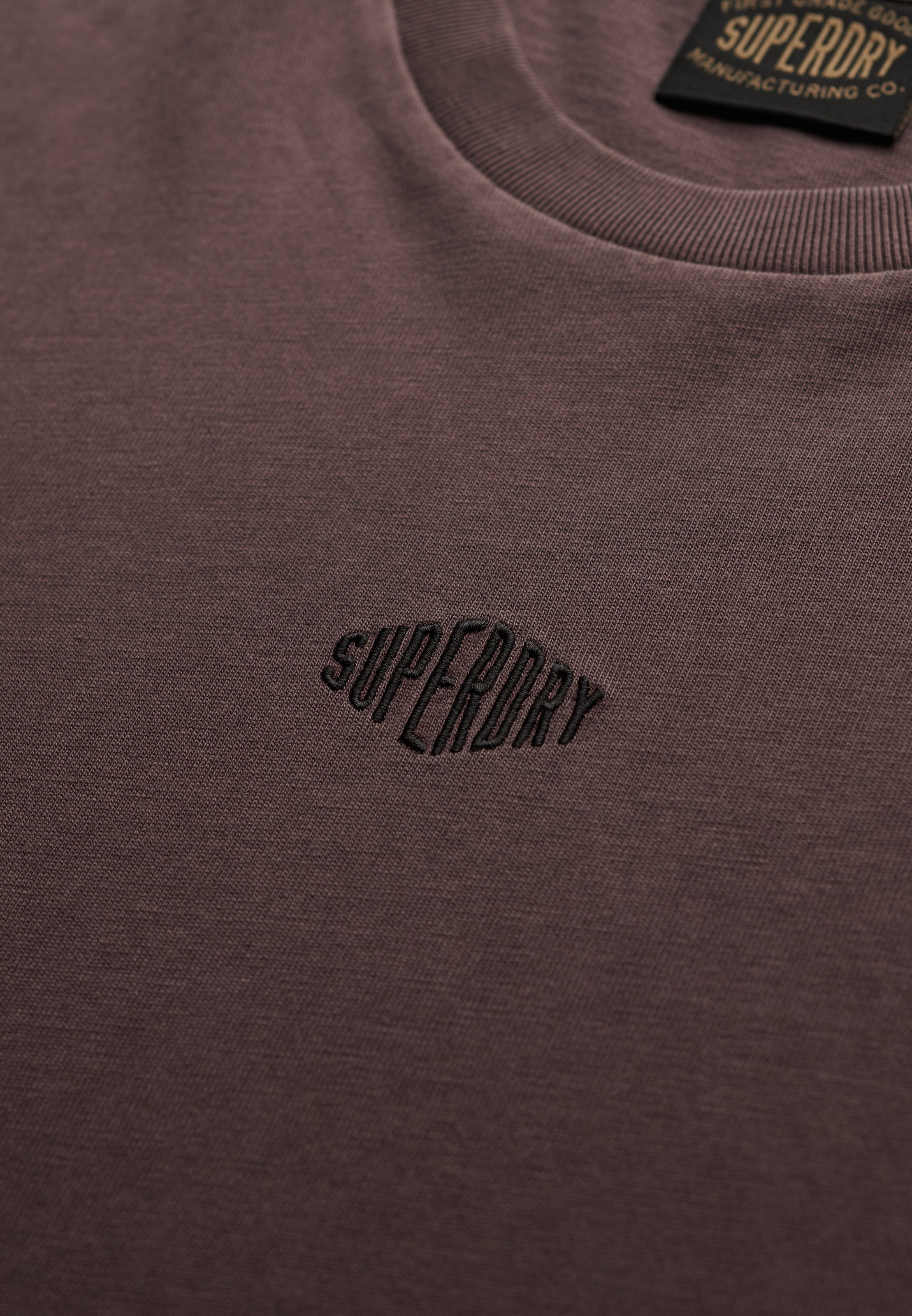 Superdry Rundhalsshirt »MICRO LOGO TSHIRT« mit Micro-Marken-Logo