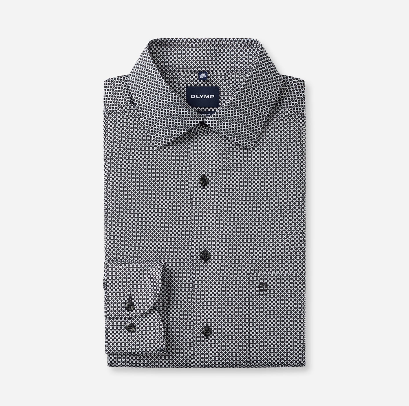 OLYMP Langarmhemd »Luxor« Businesshemd, New-Kentkragen, Comfort Fit