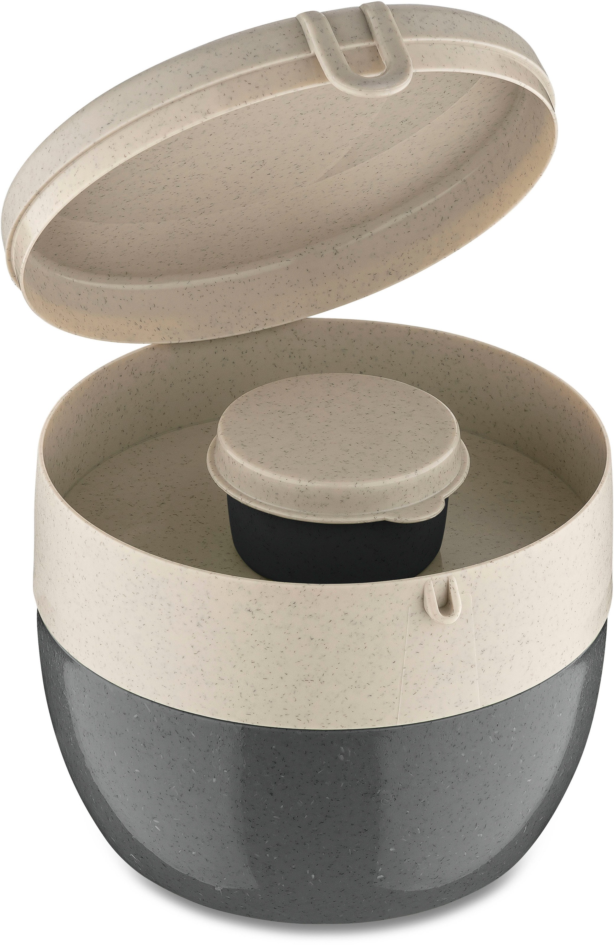 KOZIOL Müslibox "BENTOBOX M" CO² neutral, Made in Germany. Biozirkulärer Kunststoff