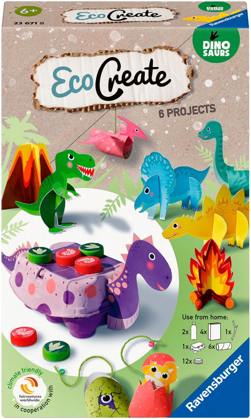 Ravensburger Kreativset »Brüllende Dinosaurier«, Made in Europe