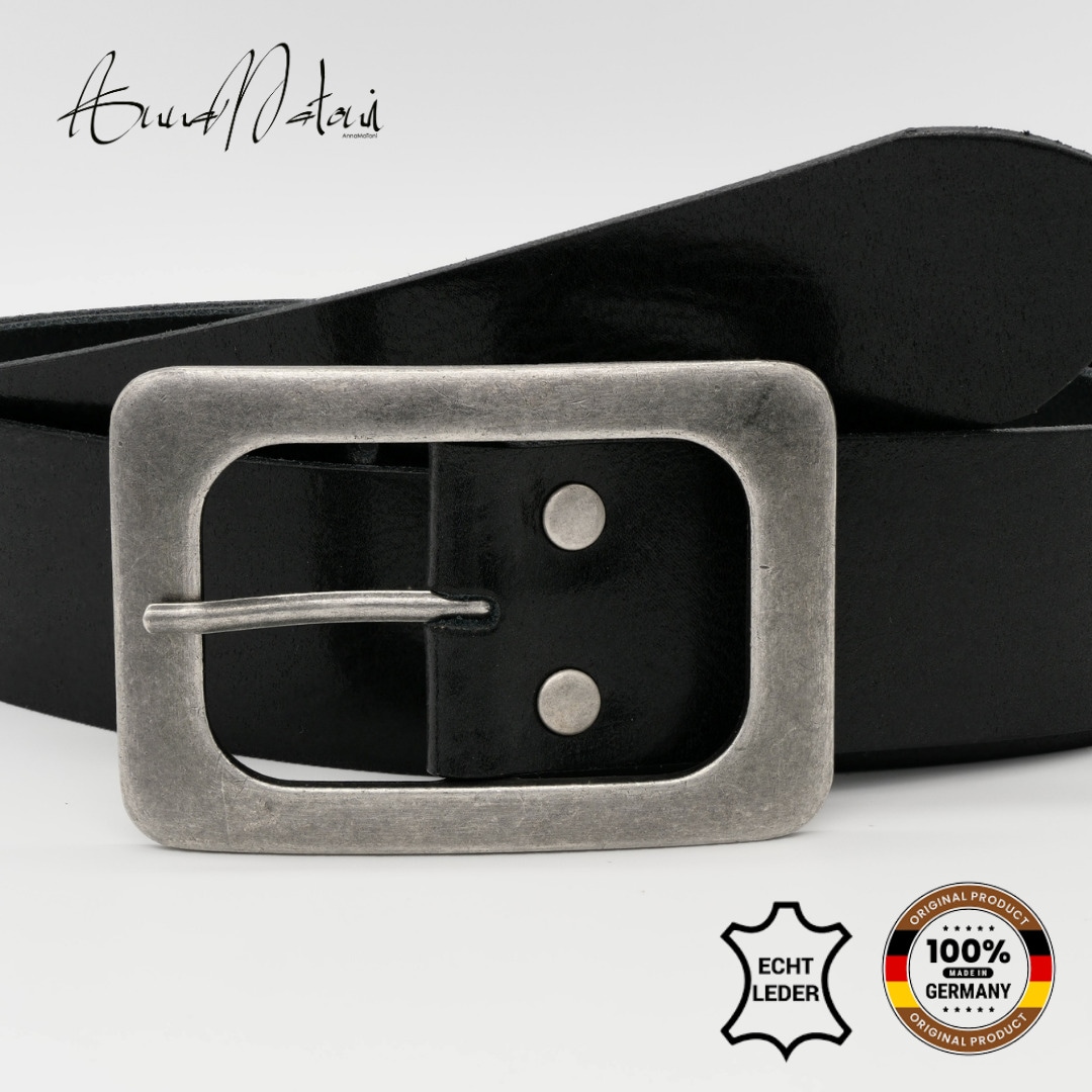 AnnaMatoni Ledergürtel »AnnaMatoni Leder Gürtel Blu«