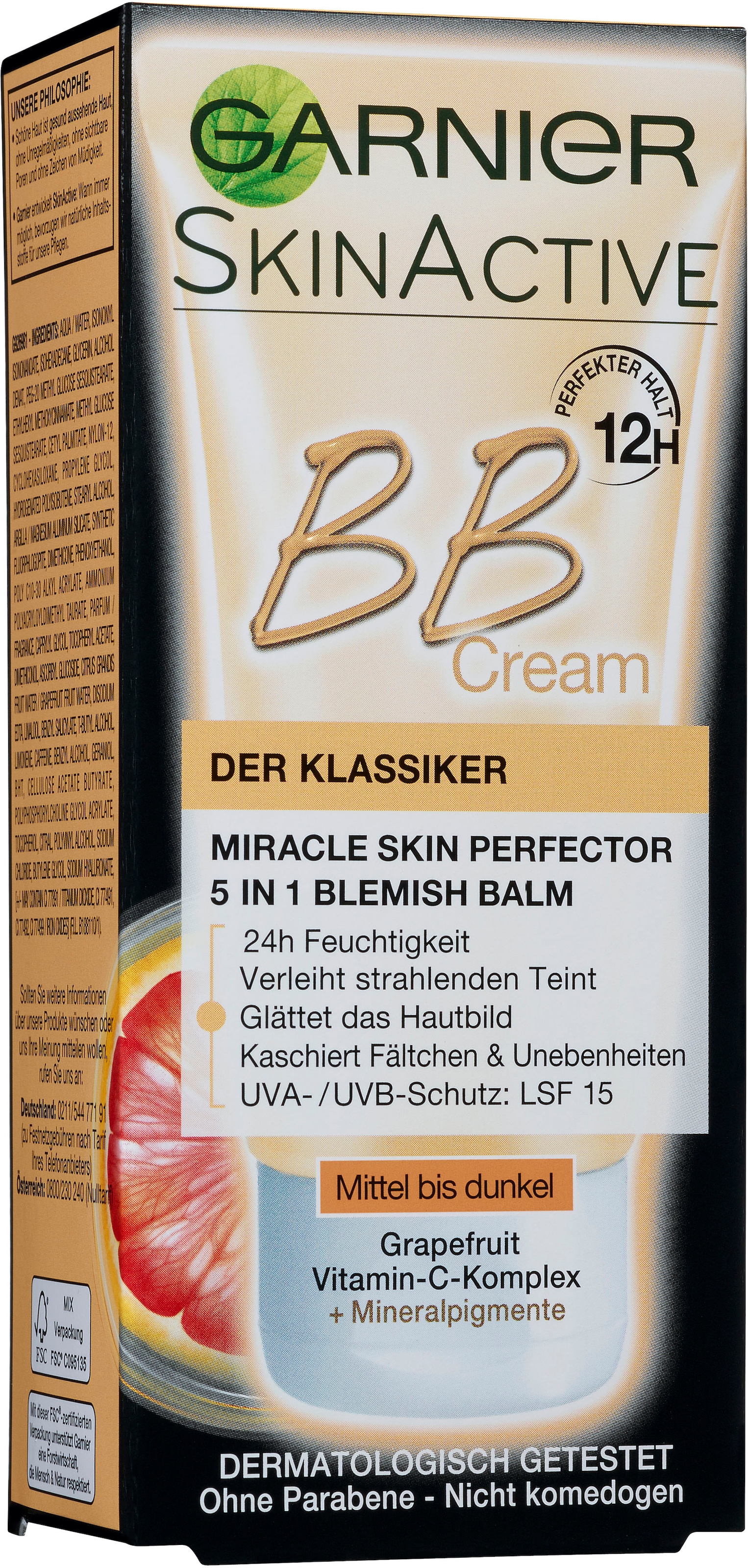 GARNIER BB-Creme »SkinActive BB Cream Klassik«, mit hoher Wirksamkeit