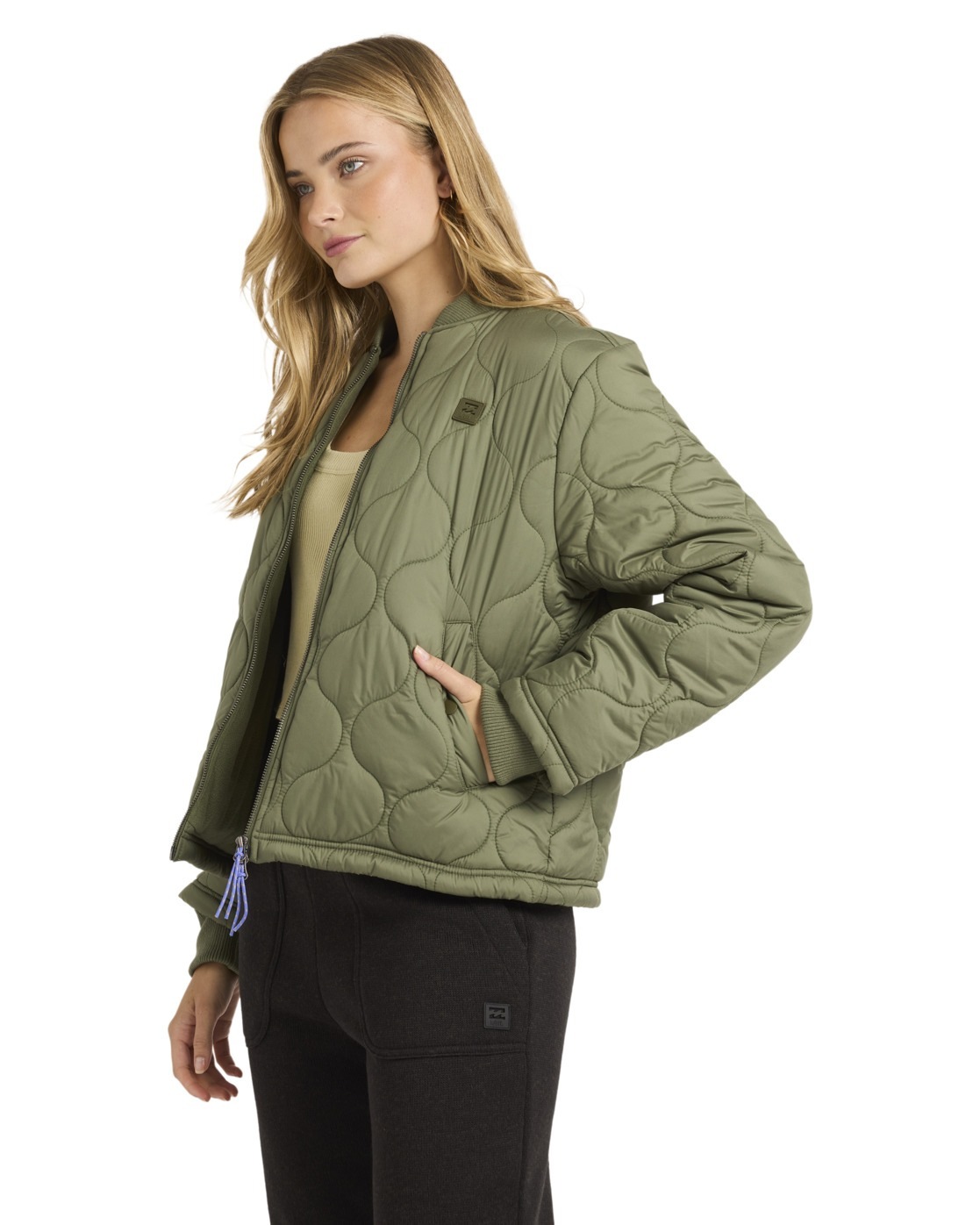 Billabong Cuesta Bomber Jacket Green XS 3