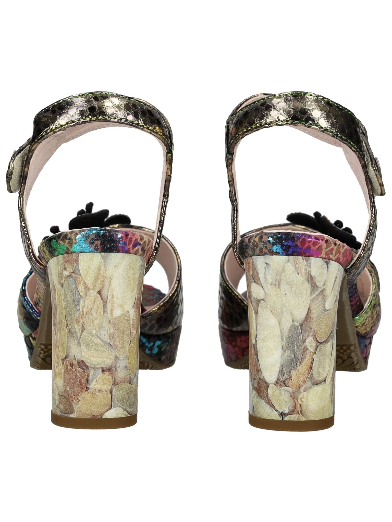 LAURA VITA High-Heel-Sandalette »LAURA VITA Sandalen Leder/Textil«