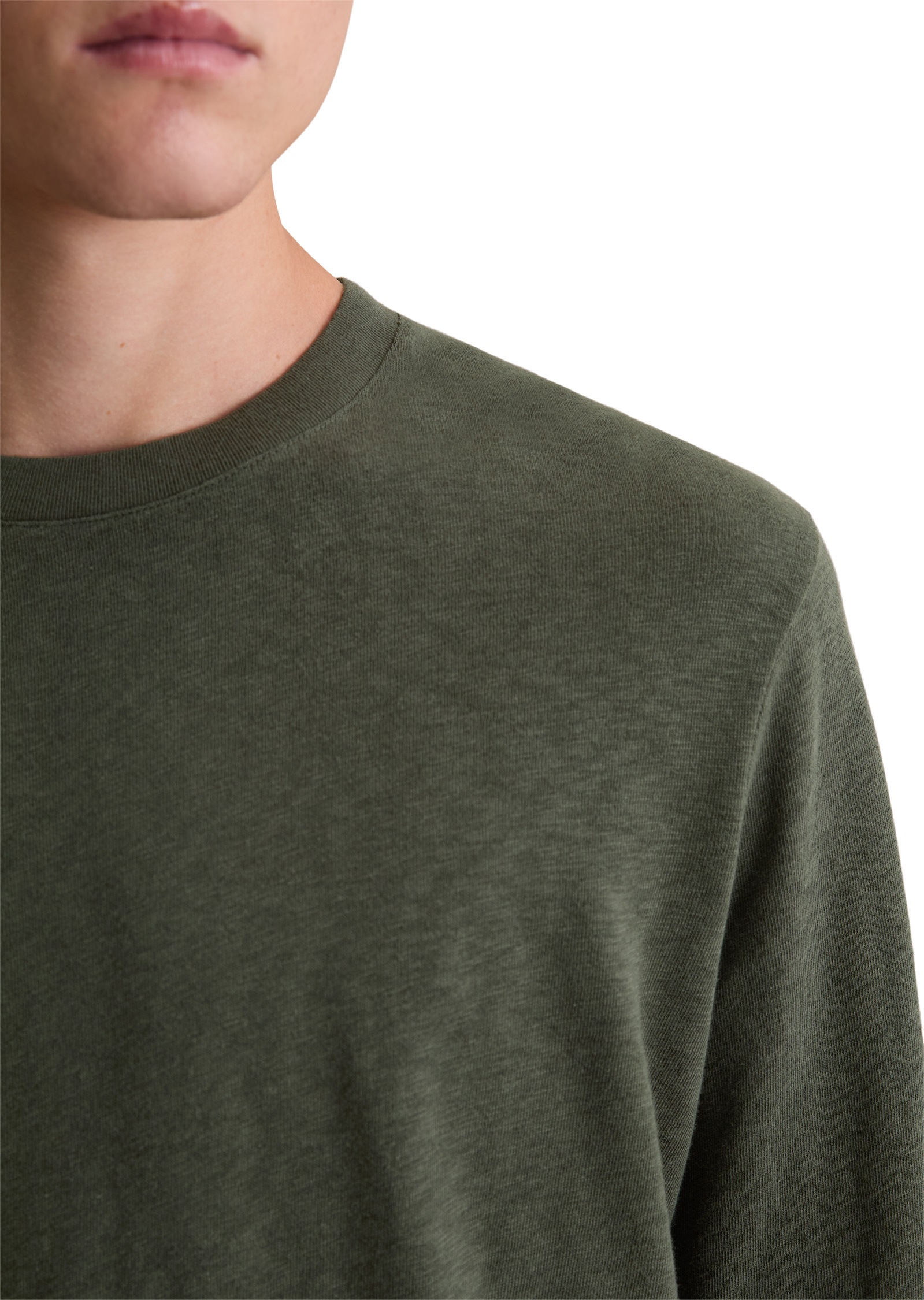 Marc O'Polo DENIM Langarmshirt »in schwerer Slub-Jersey-Qualität«