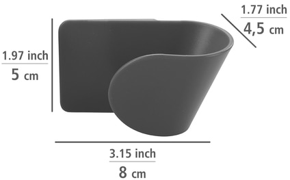WENKO Küchenorganizer-Set »Topfdeckelhalter«, (Set, 8 tlg.), Halterung für Kochtopfdeckel aus Kunststoff, Befestigen ohne Bohren
