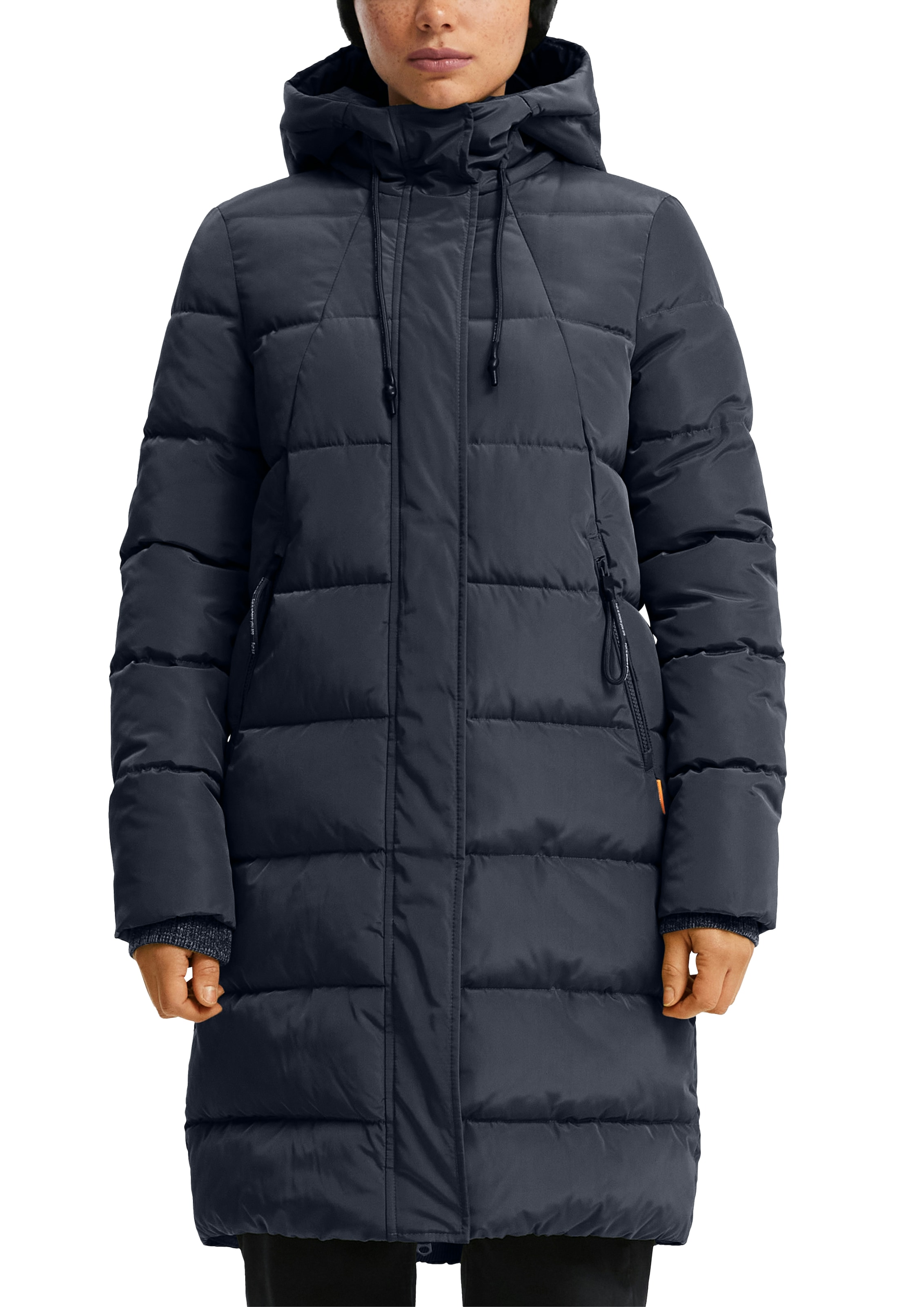 QS Steppjacke, mit Kapuze, lang, mit Kapuze günstig online kaufen