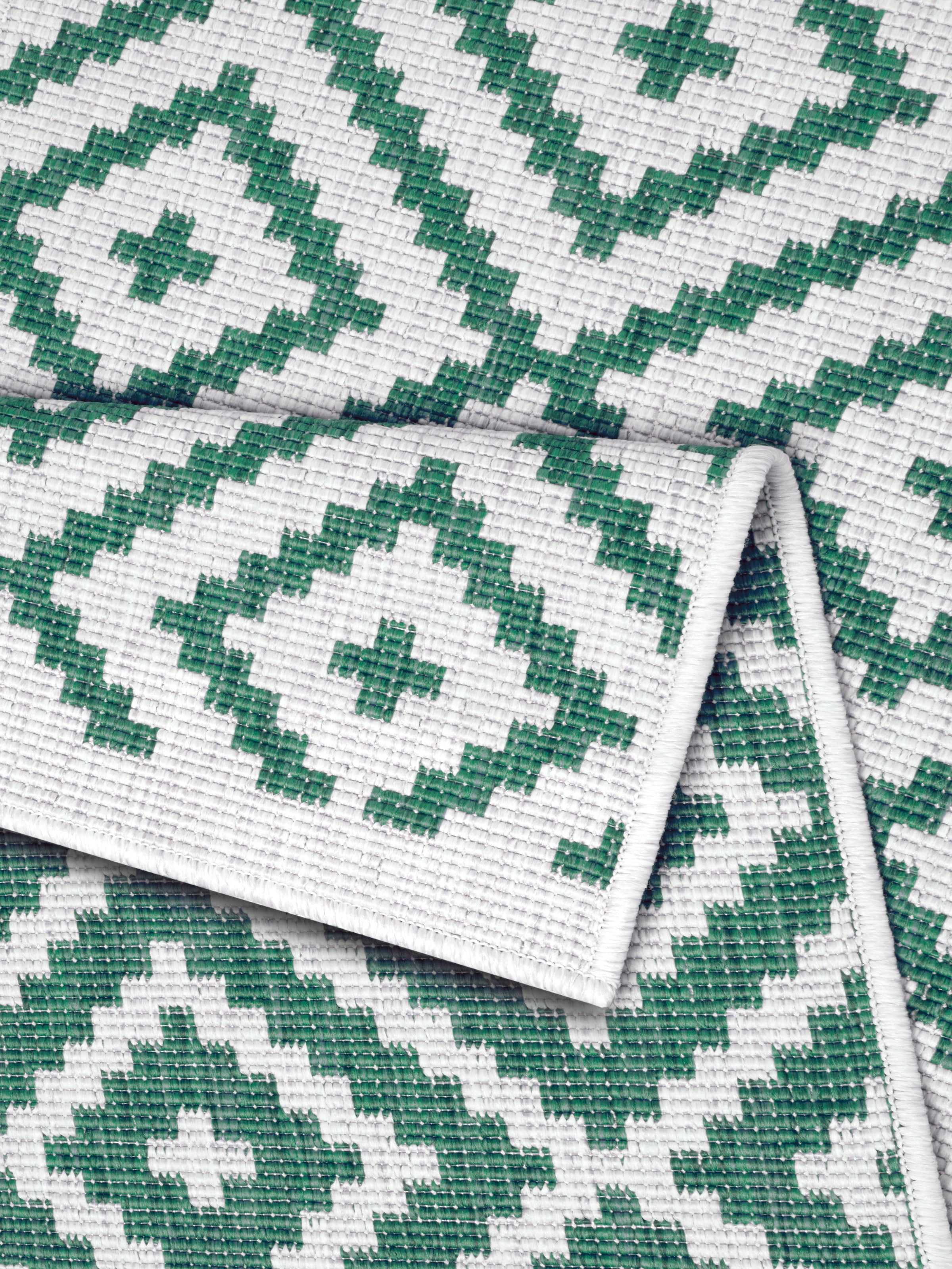 my home Läufer »Ronda Wendeteppich«, rechteckig, 5 mm Höhe, Sisal-Optik, Flachgewebe, In- und Outdoor, geometrisches Boho Design